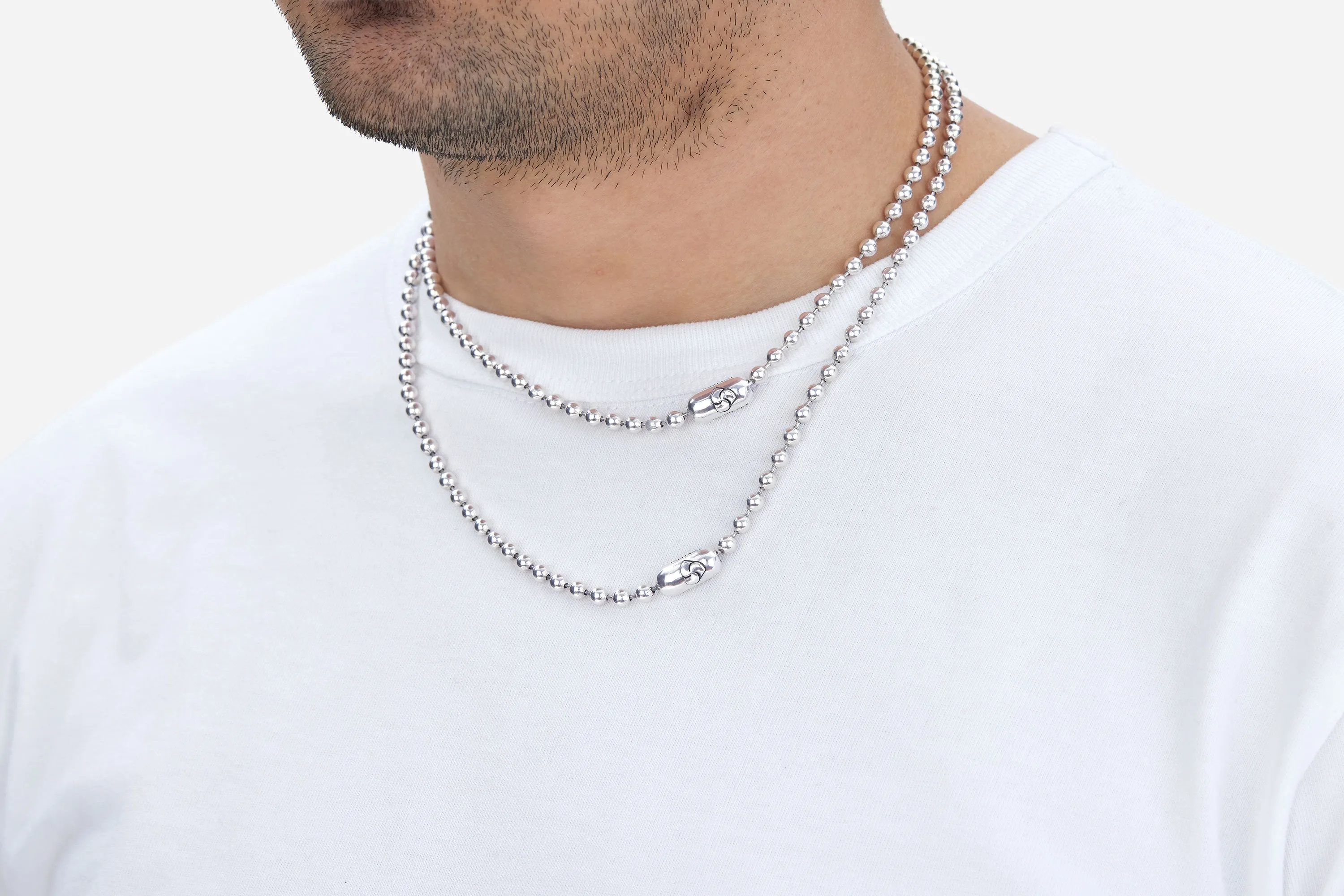 Ball Chain Necklace ~ Sterling Silver sold by 3sixteen product image thumbnail 4