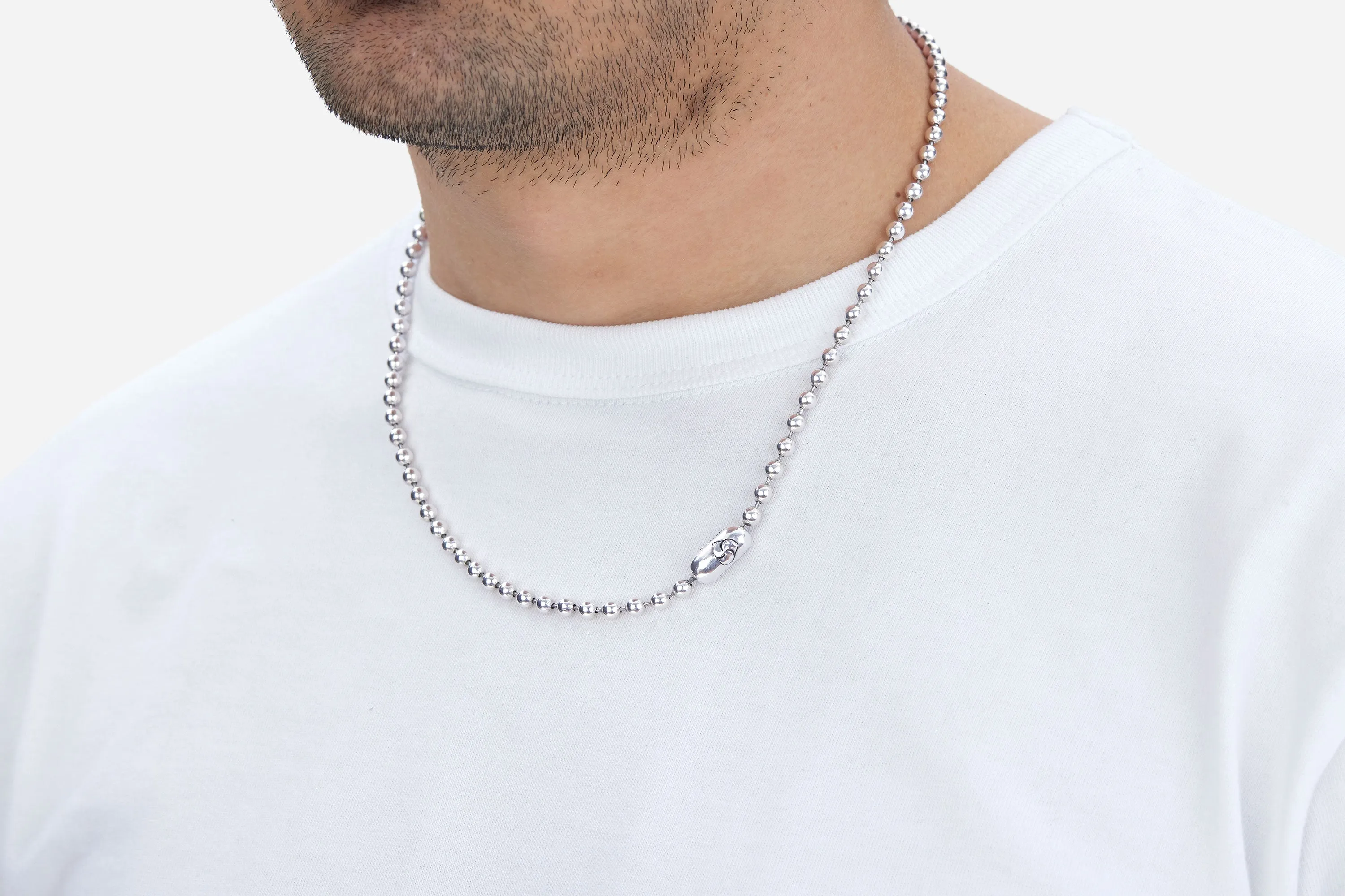 Ball Chain Necklace ~ Sterling Silver sold by 3sixteen product image thumbnail 5