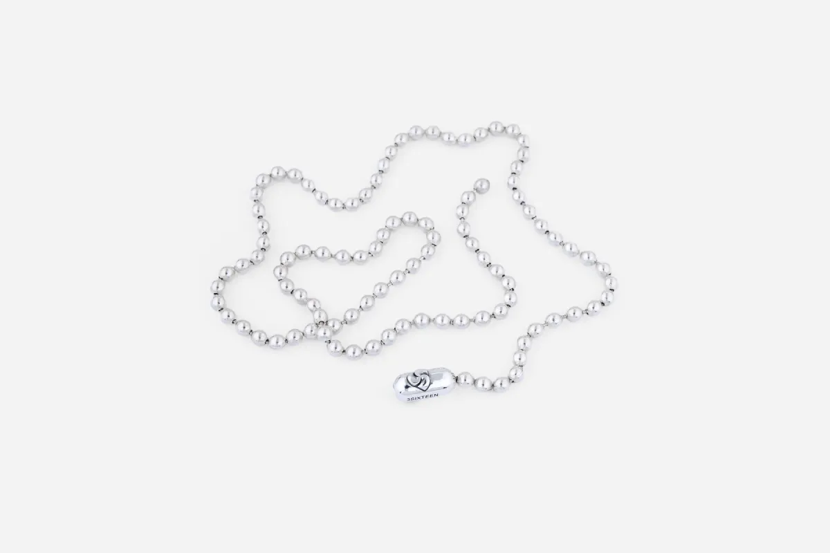 Ball Chain Necklace ~ Sterling Silver sold by 3sixteen