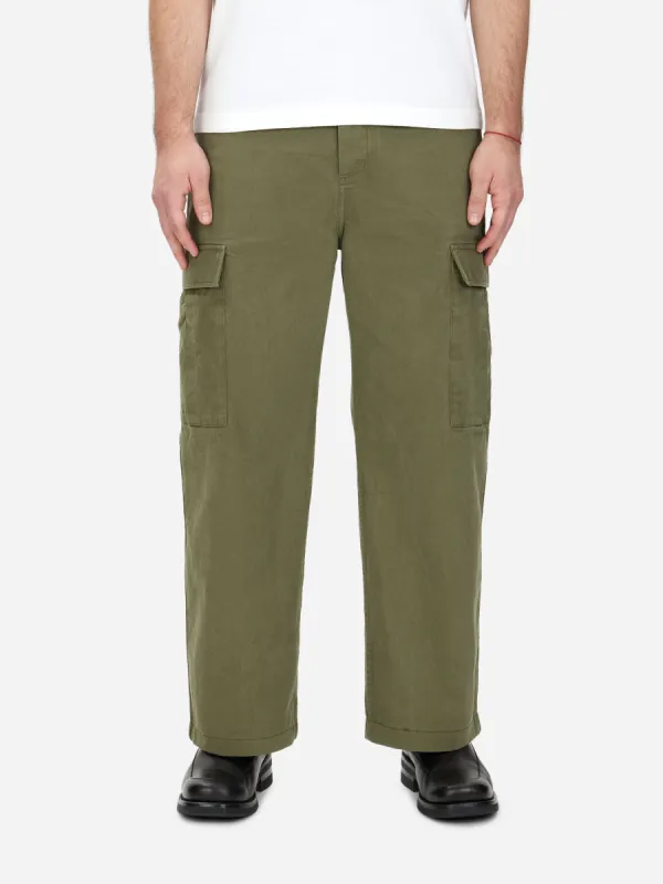 Cargo Pant ~ Olive Twill sold by 3sixteen