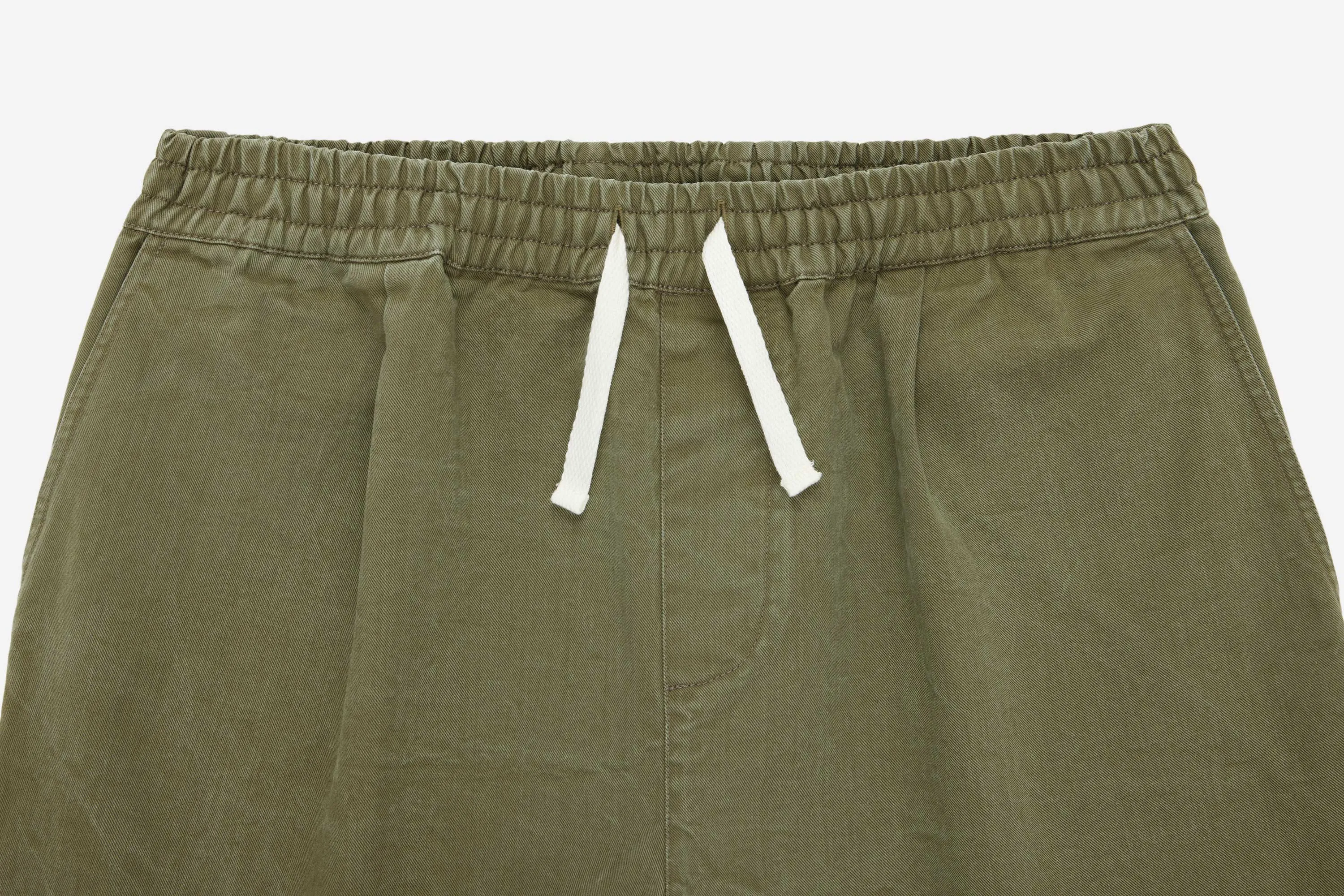 Drawstring Shorts ~ Olive Twill sold by 3sixteen product image thumbnail 5