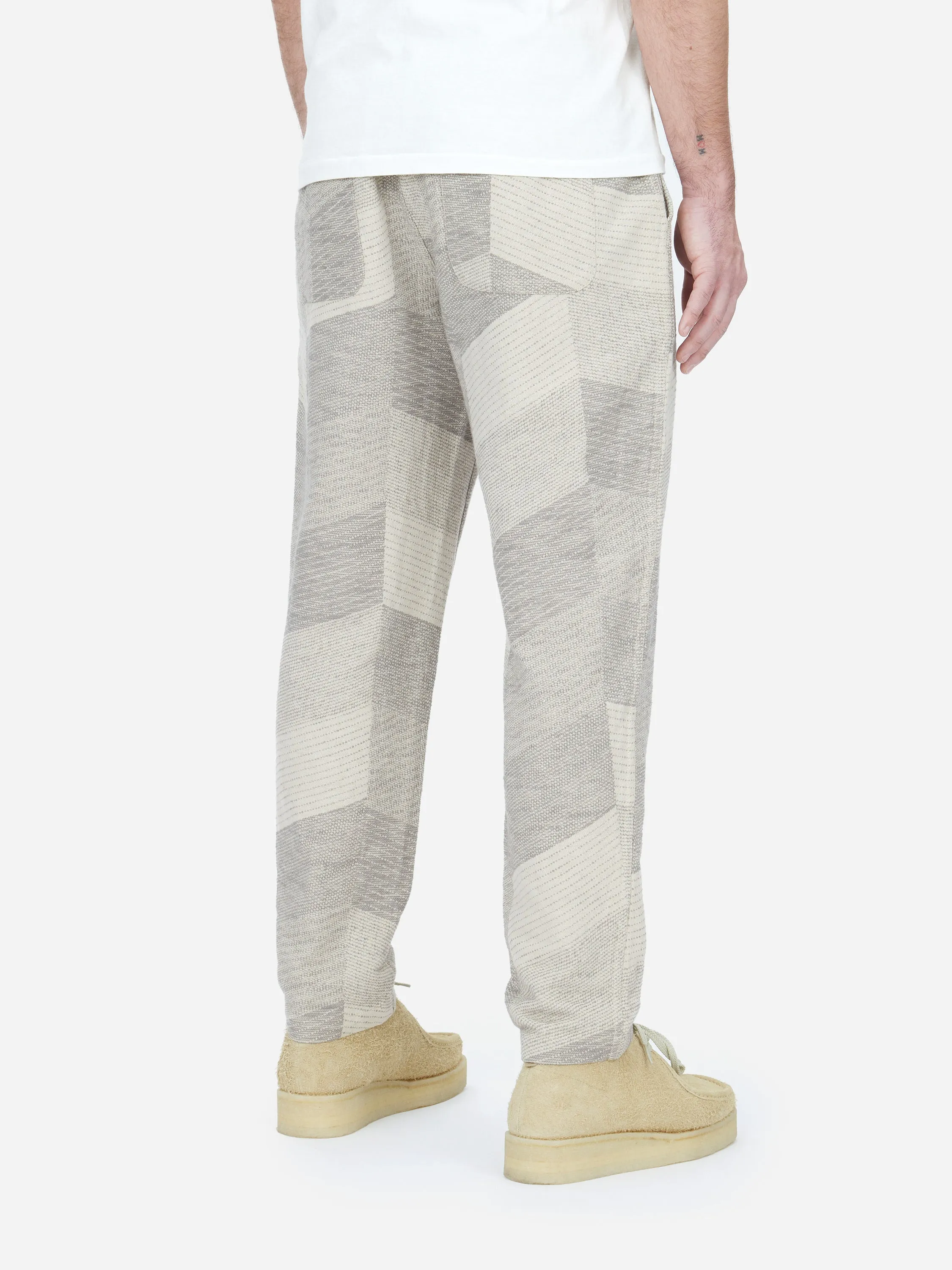 Drawstring Pant ~ Ash Zig-Zag Jacquard sold by 3sixteen product image thumbnail 3