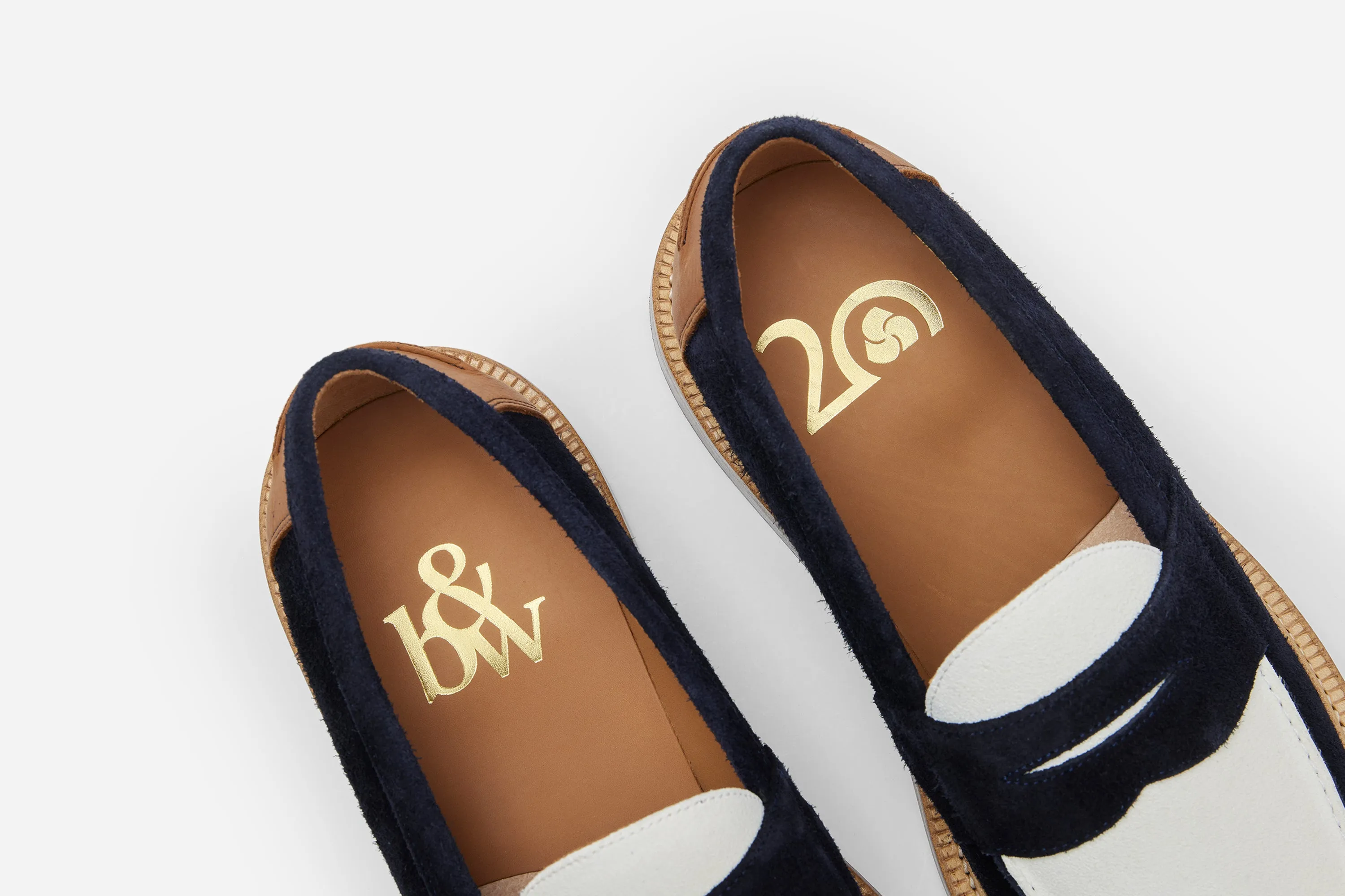 20th Anniversary Loafer ~ Navy/Cream Suede sold by 3sixteen product image thumbnail 4