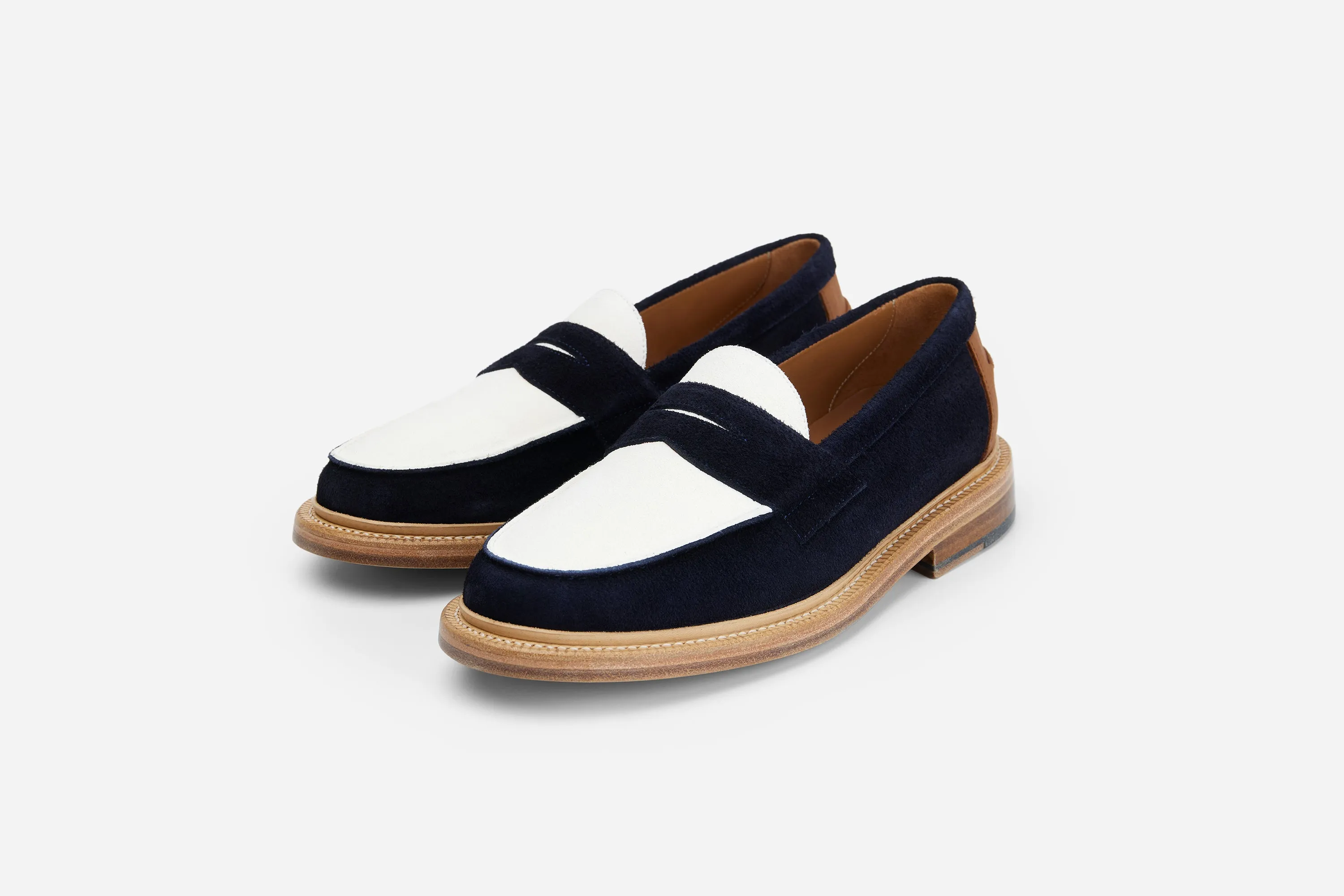 20th Anniversary Loafer ~ Navy/Cream Suede sold by 3sixteen product image thumbnail 2