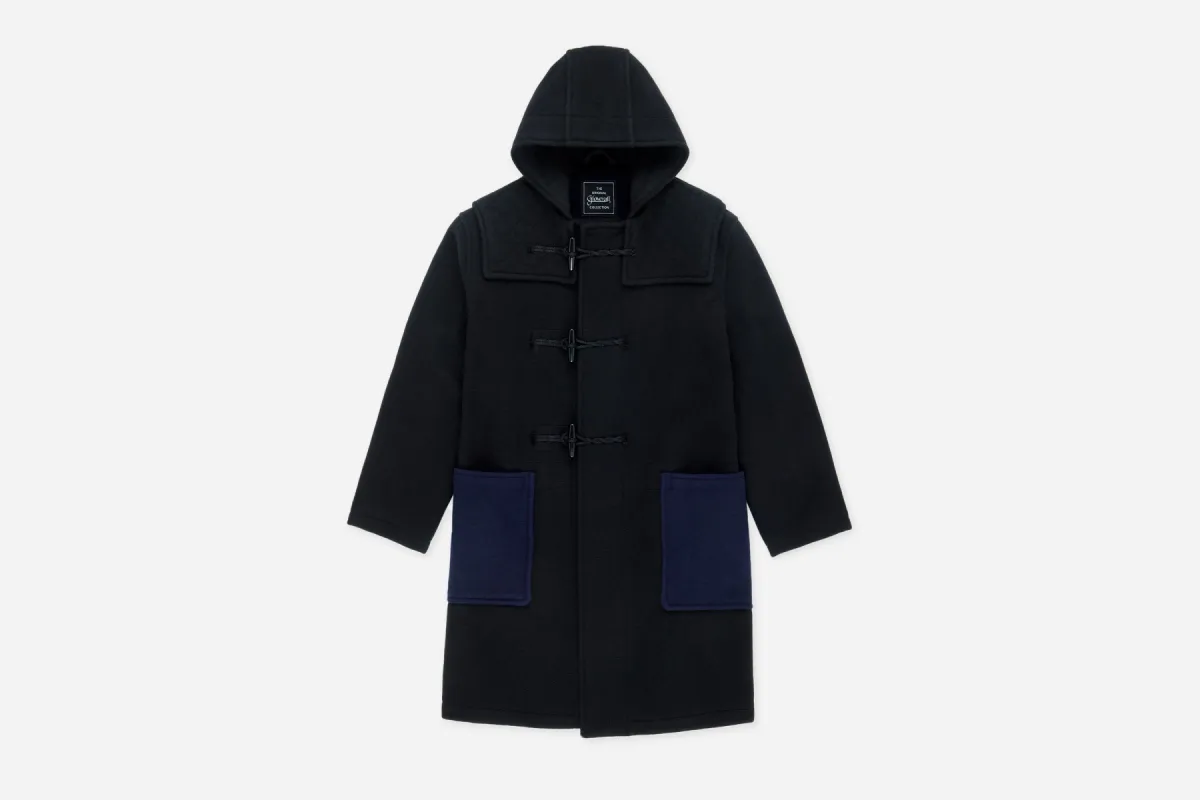 Gloverall for 3sixteen ~ Two-Tone Monty Duffel Coat sold by 3sixteen