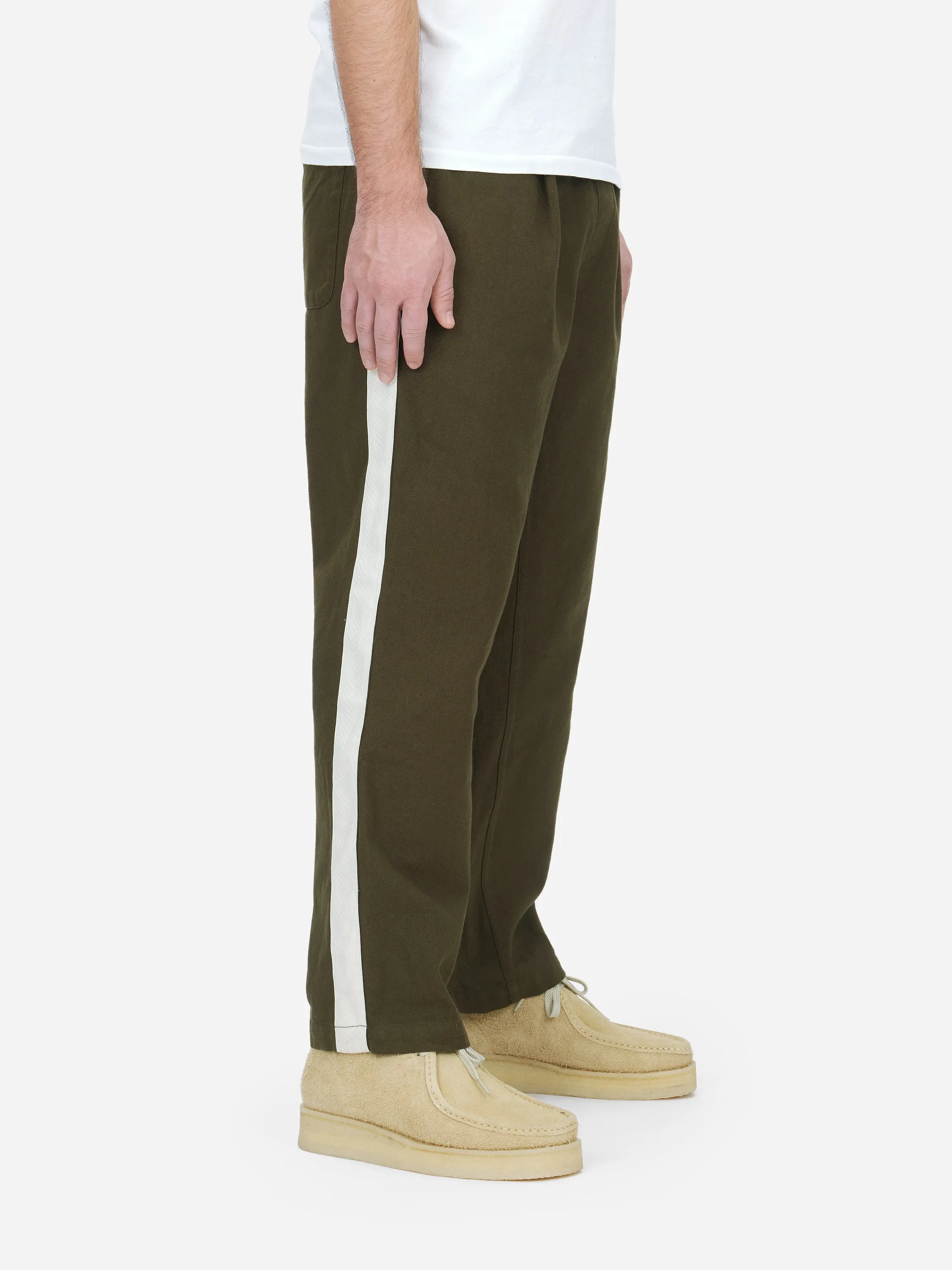 Club Pant ~ Moss Canvas sold by 3sixteen product image thumbnail 4