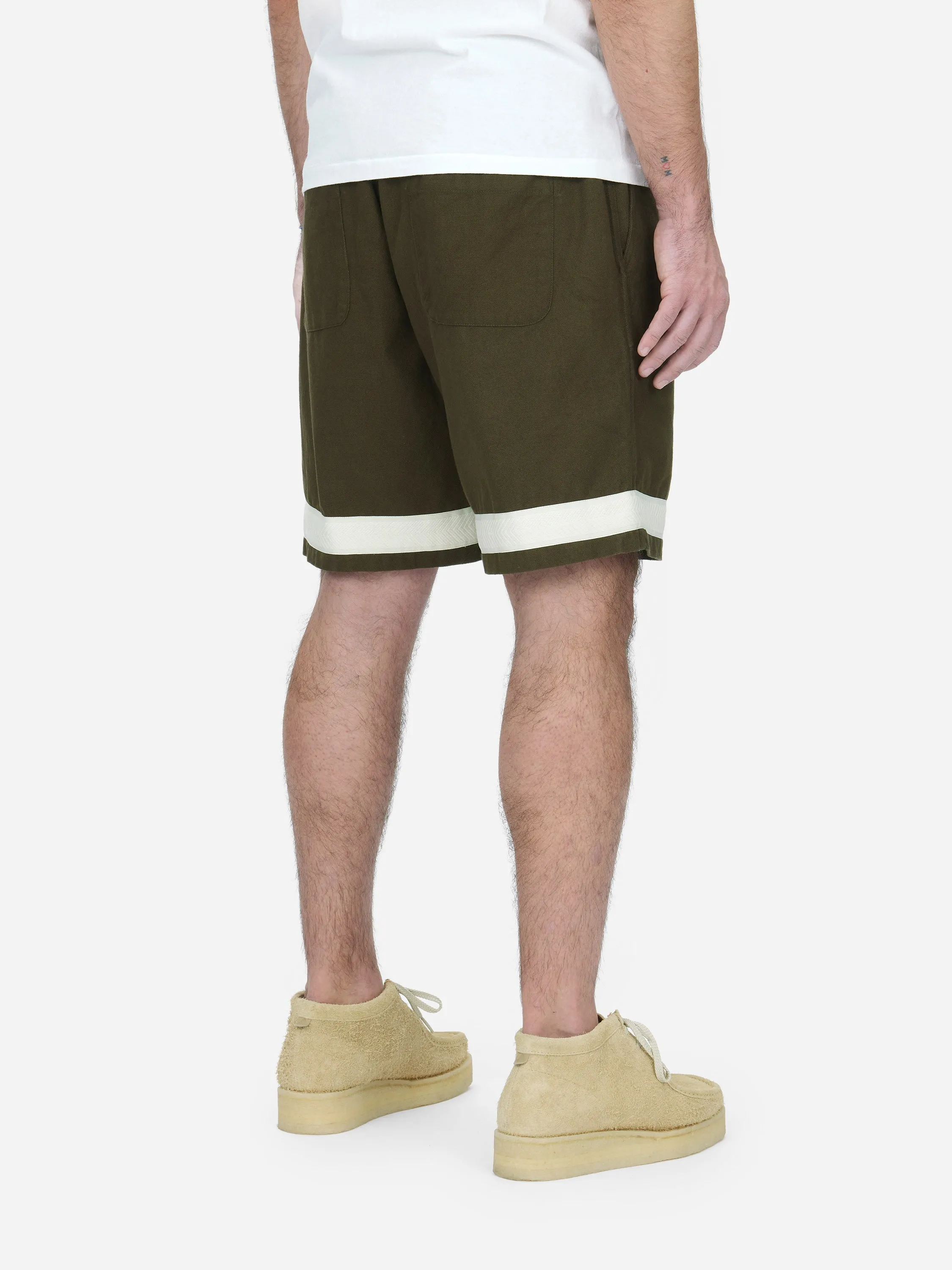 Club Short ~ Moss Canvas sold by 3sixteen product image thumbnail 2