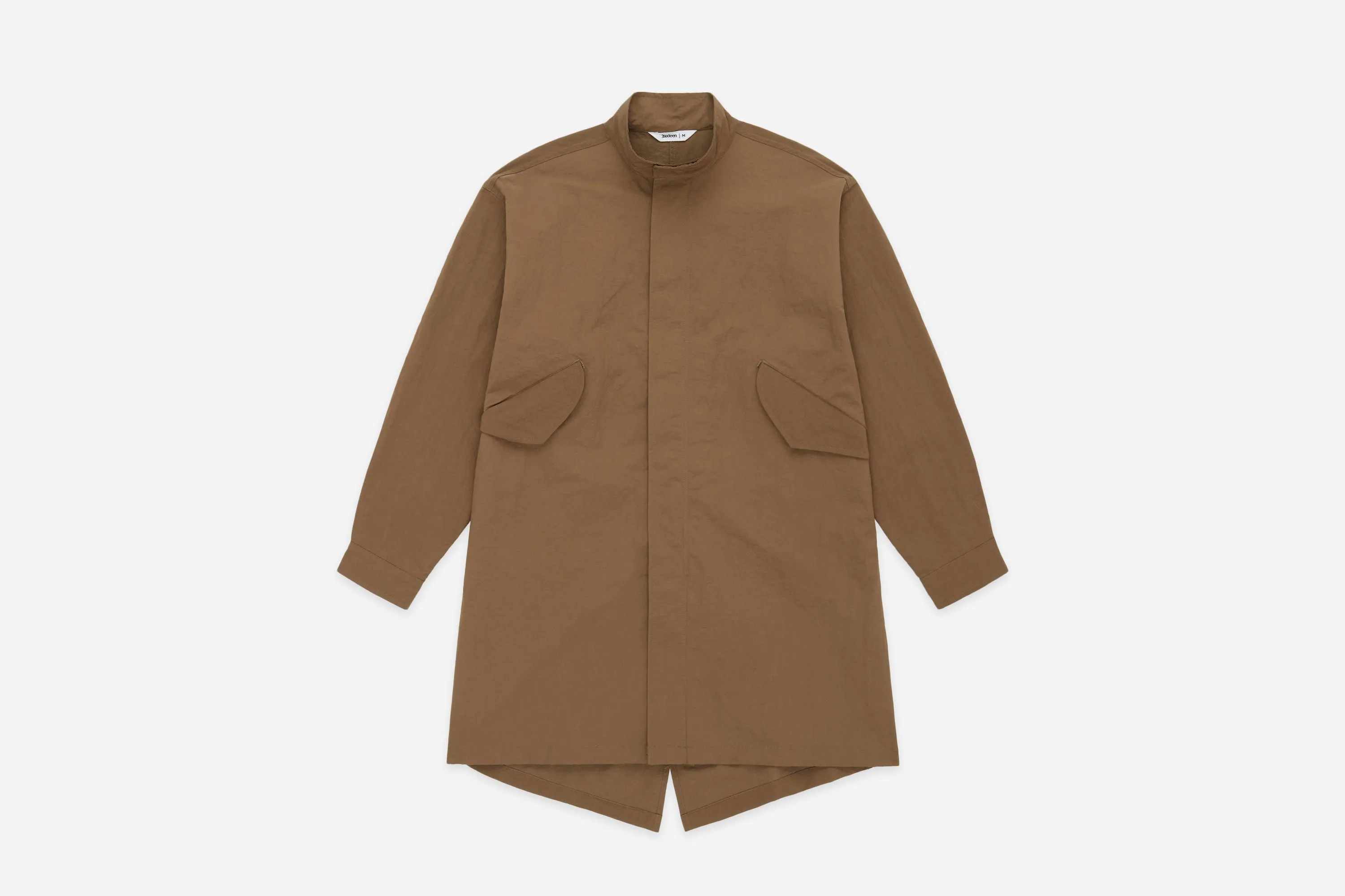 Fishtail Parka ~ Nutmeg Nylon sold by 3sixteen