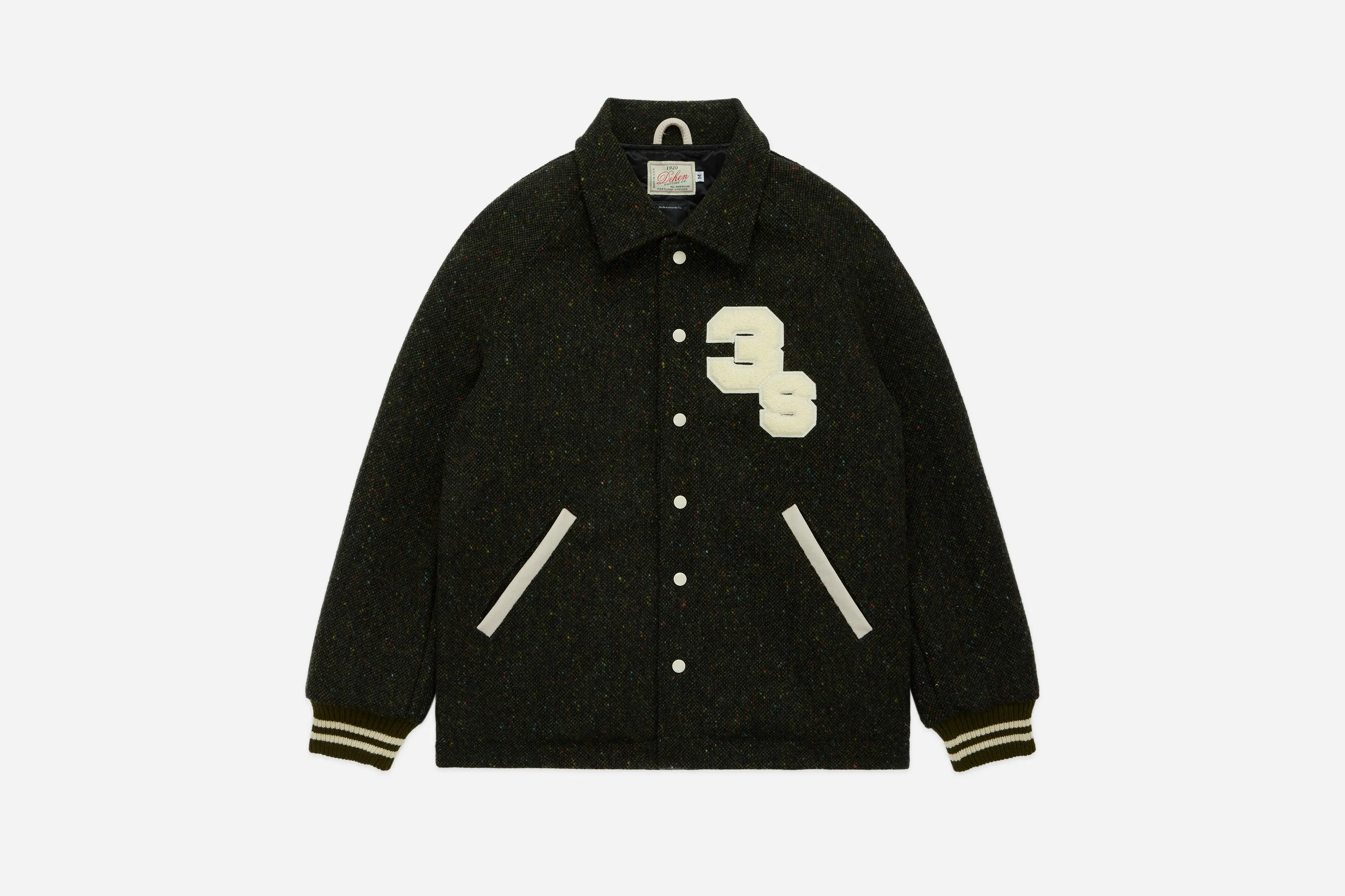 Dehen for 3sixteen ~ Tweed Campus Jacket sold by 3sixteen