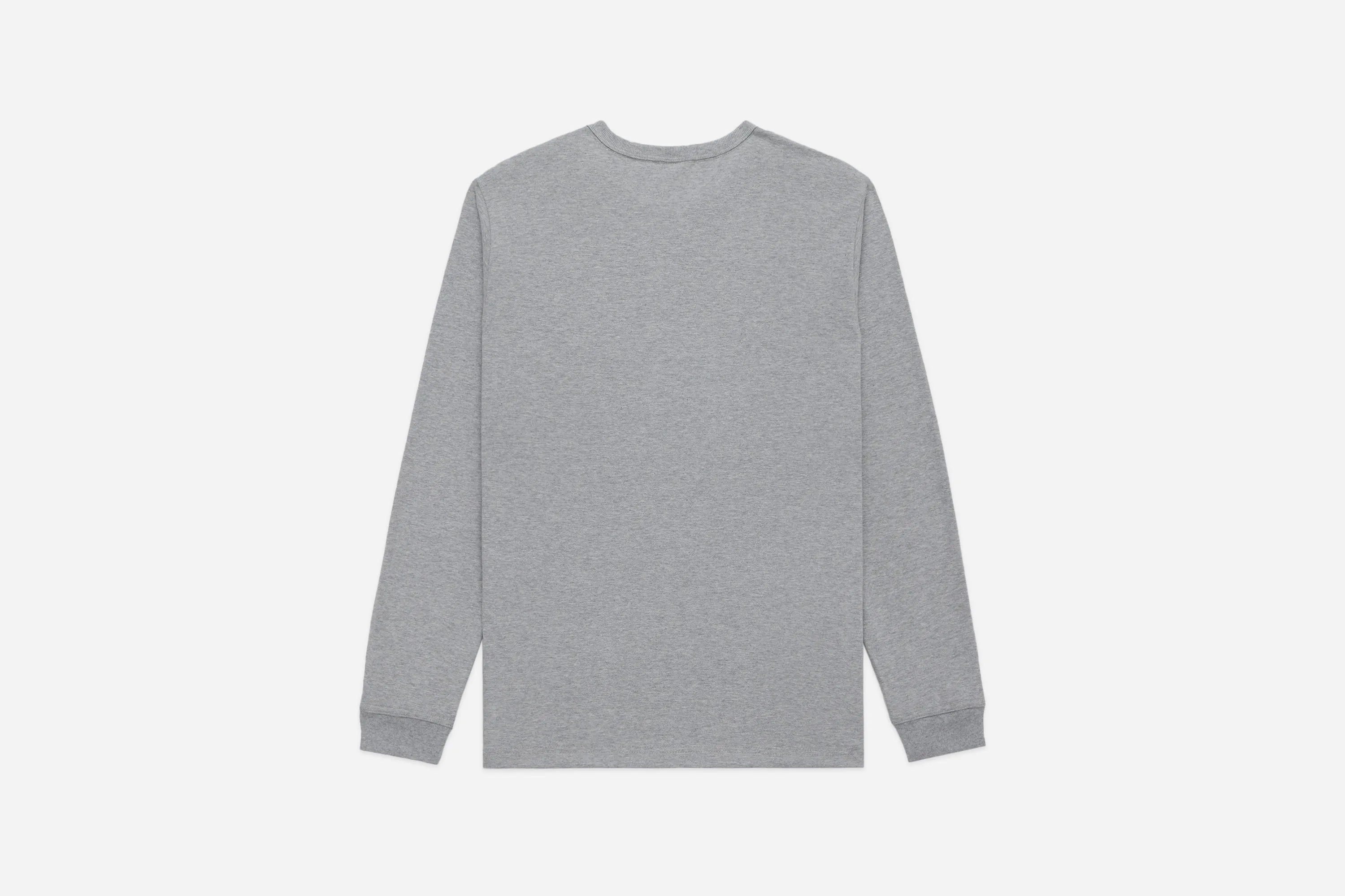 Long Sleeve Pocket T-Shirt ~ Heather Grey sold by 3sixteen product image thumbnail 2
