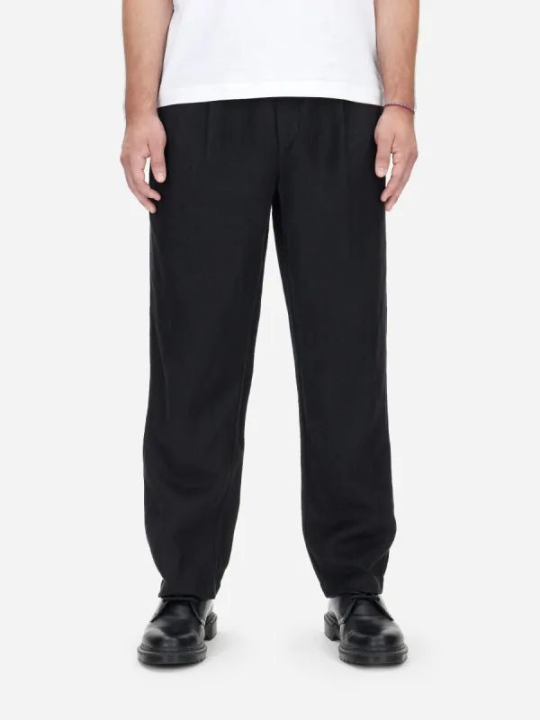 Easy Pants ~ Black Hemp Canvas sold by 3sixteen