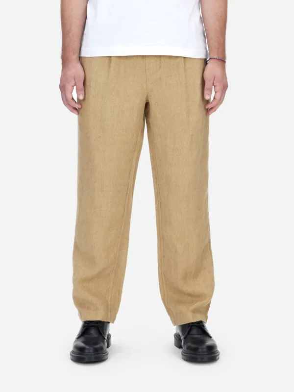 Easy Pants ~ Tan Hemp Canvas sold by 3sixteen