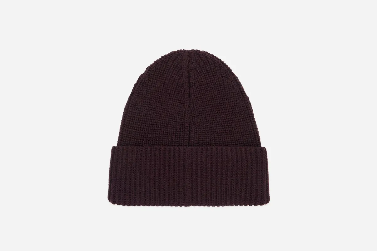 Cotton Watch Cap ~ Burgundy sold by 3sixteen