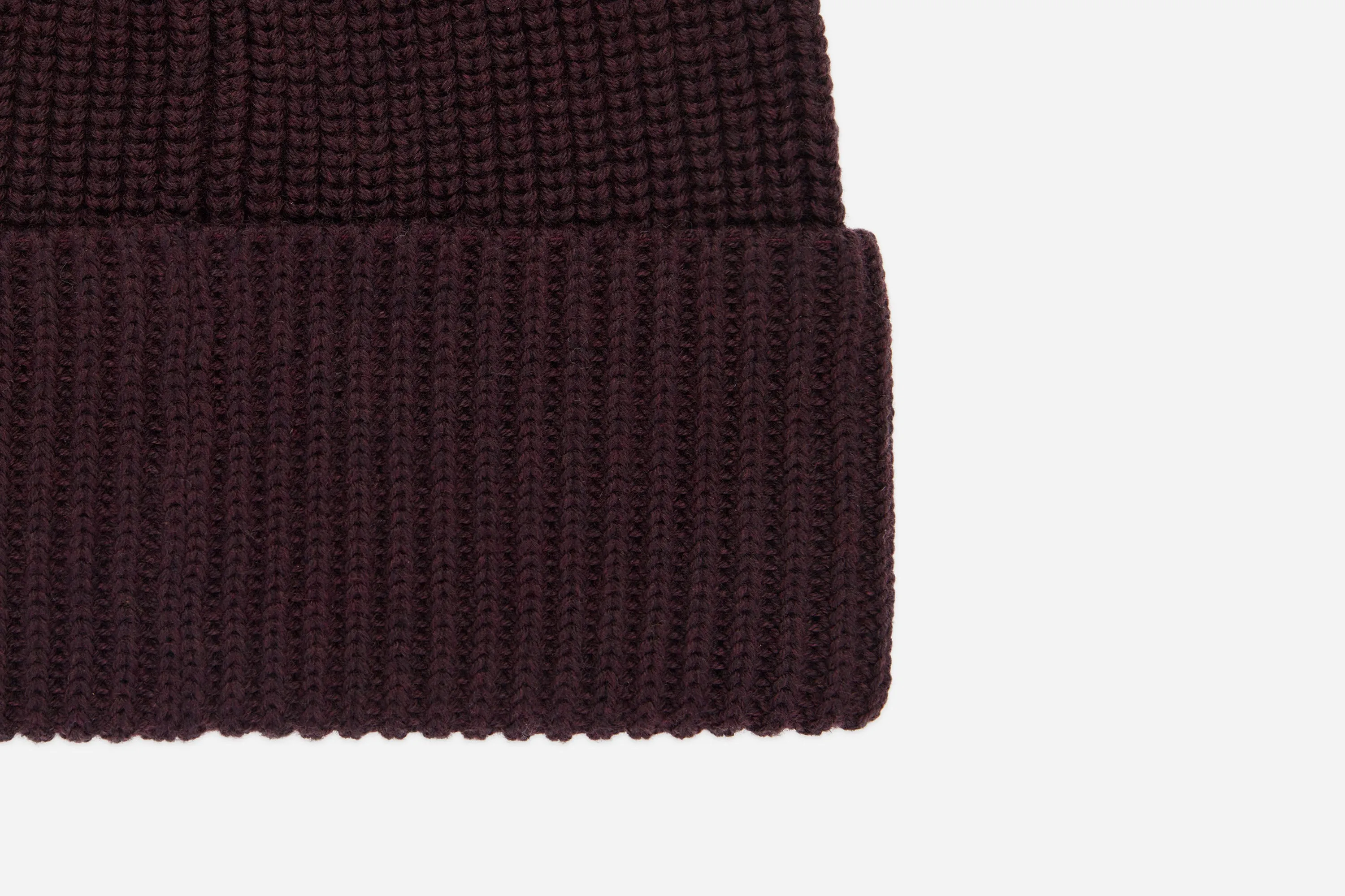 Cotton Watch Cap ~ Burgundy sold by 3sixteen product image thumbnail 2