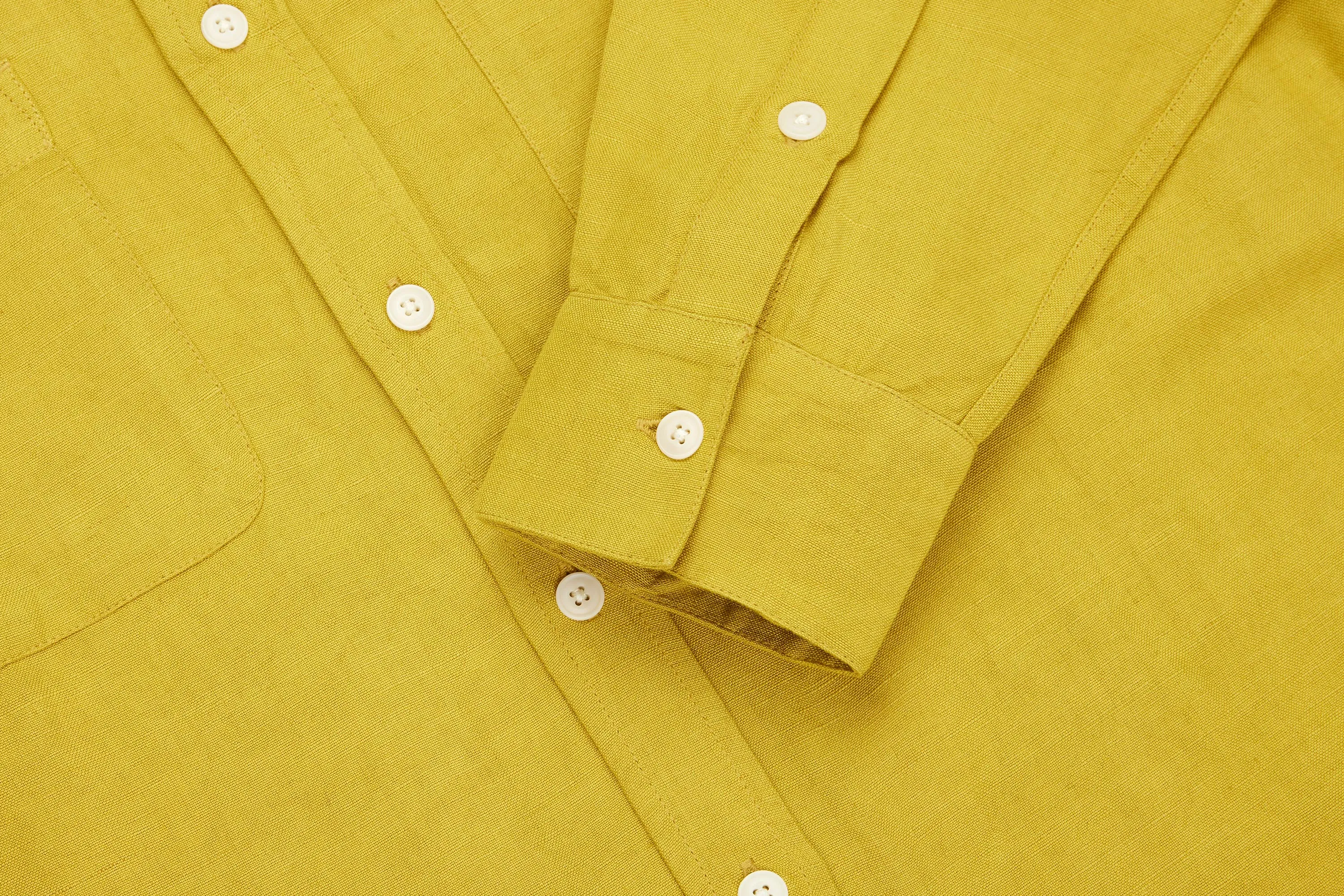 Mechanic Shirt ~ Chartreuse Linen/Viscose sold by 3sixteen product image thumbnail 4
