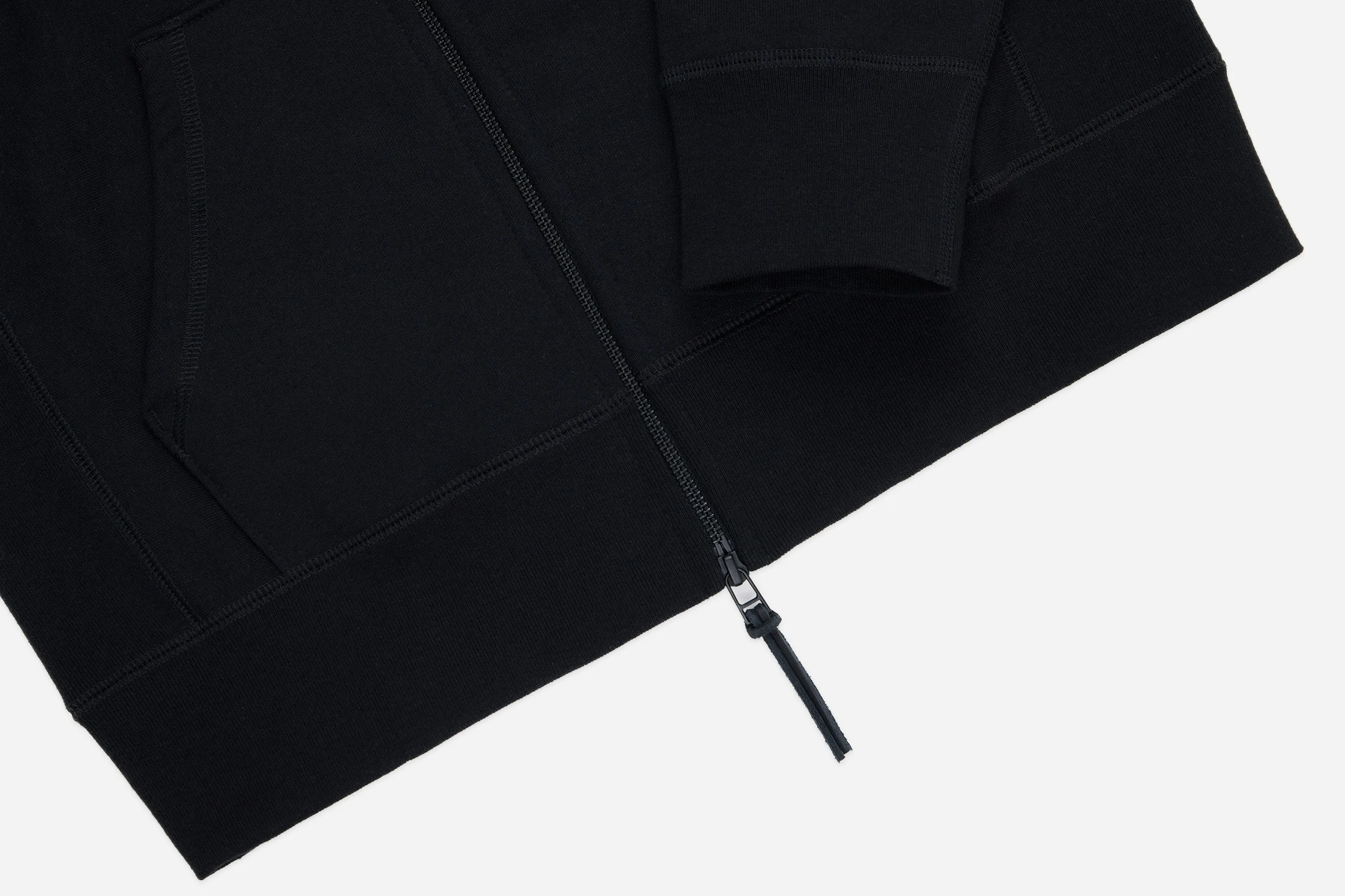 Heavyweight Zip Hoody ~ Black sold by 3sixteen product image thumbnail 4