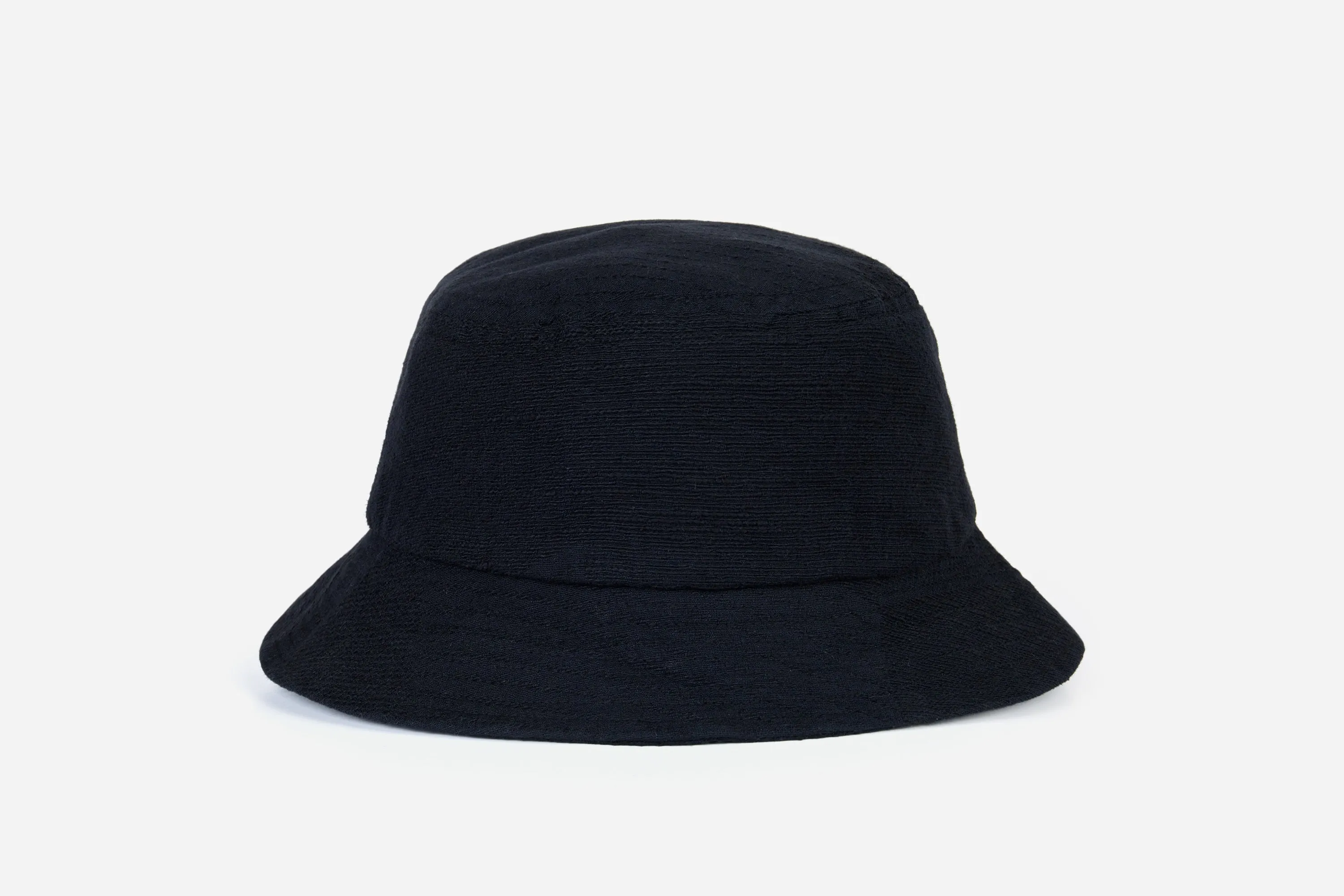 Bucket Hat ~ Black Zig-Zag Jacquard sold by 3sixteen