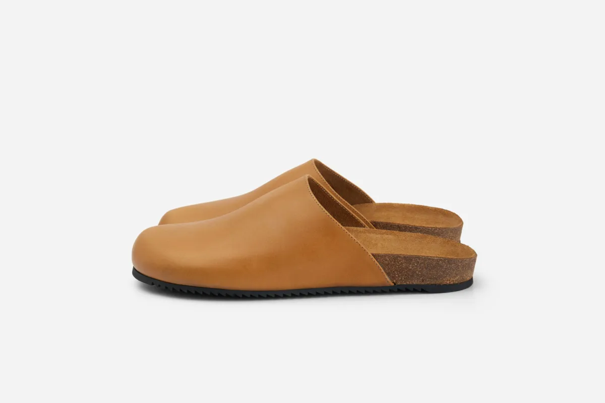 Mule ~ Natural Calf Leather sold by 3sixteen