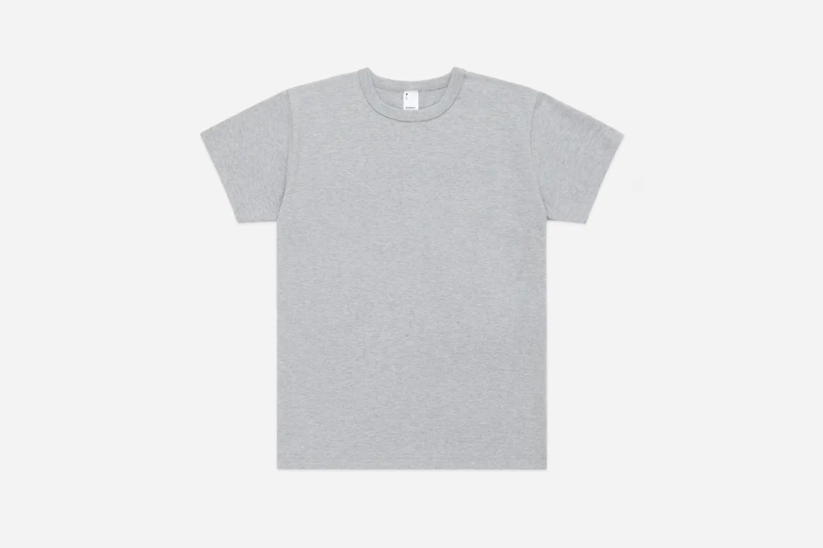 Heavyweight T-Shirt ~ Heather Grey (2 Pack) sold by 3sixteen