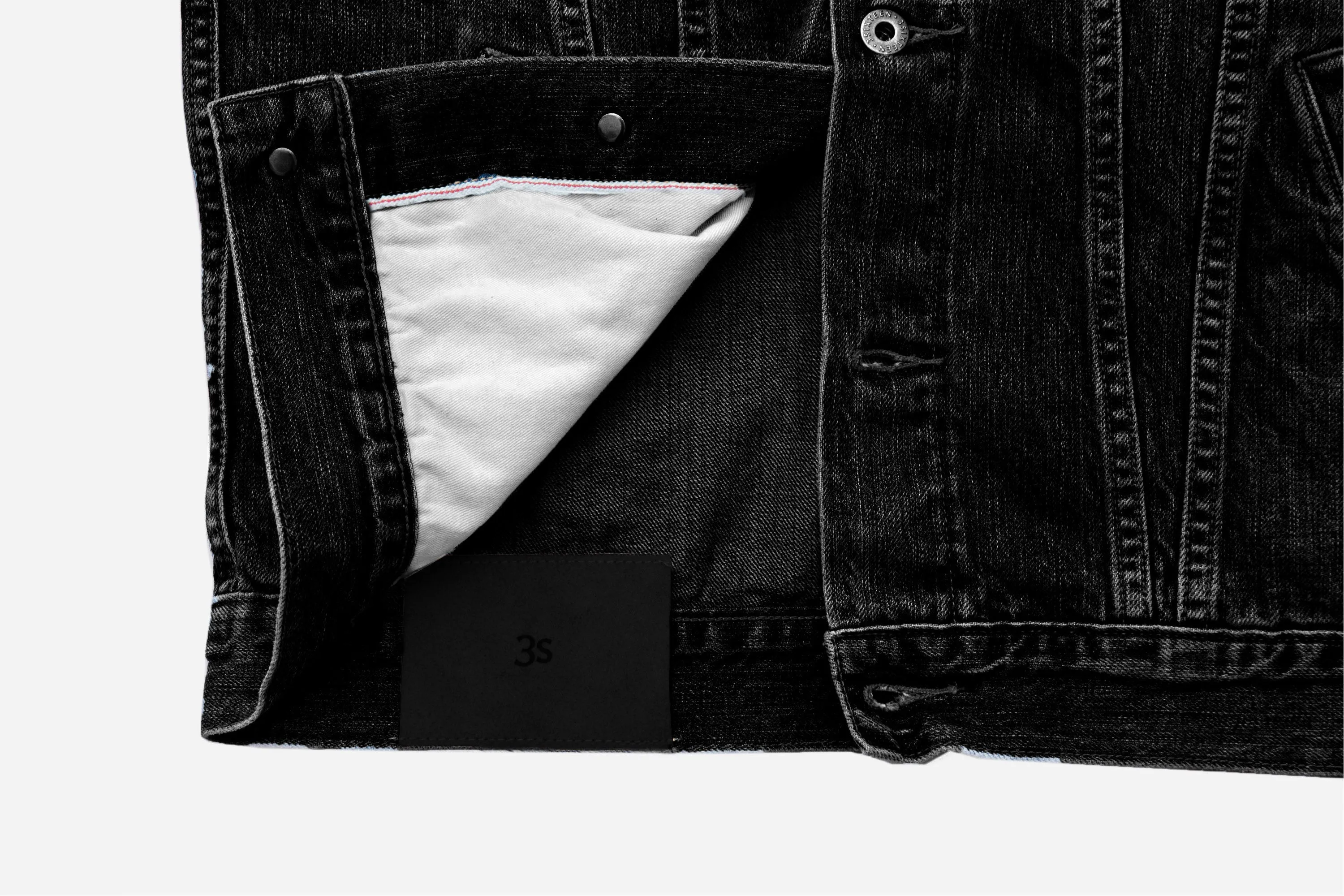 Type 3s Denim Jacket ~ Washed 222x sold by 3sixteen product image thumbnail 4