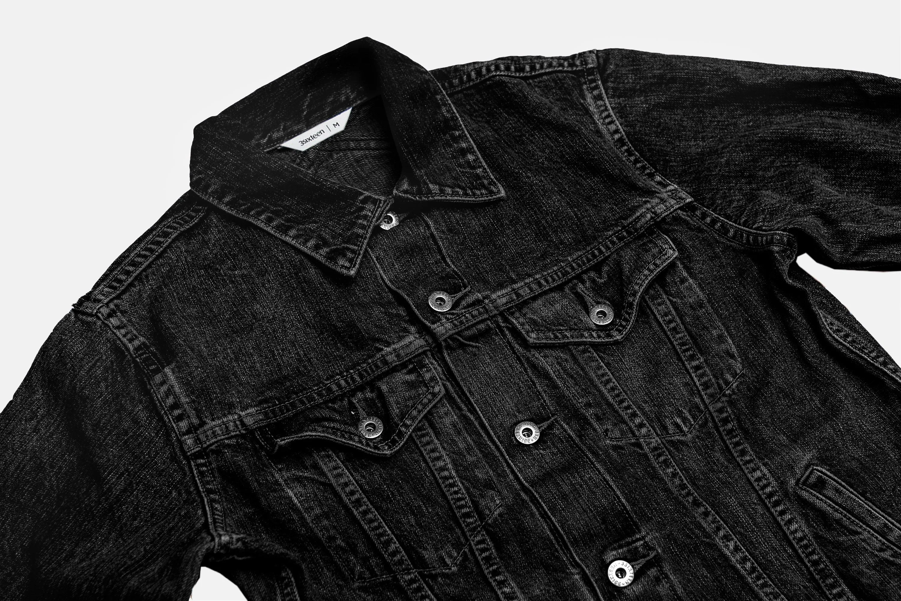 Type 3s Denim Jacket ~ Washed 222x sold by 3sixteen product image thumbnail 3