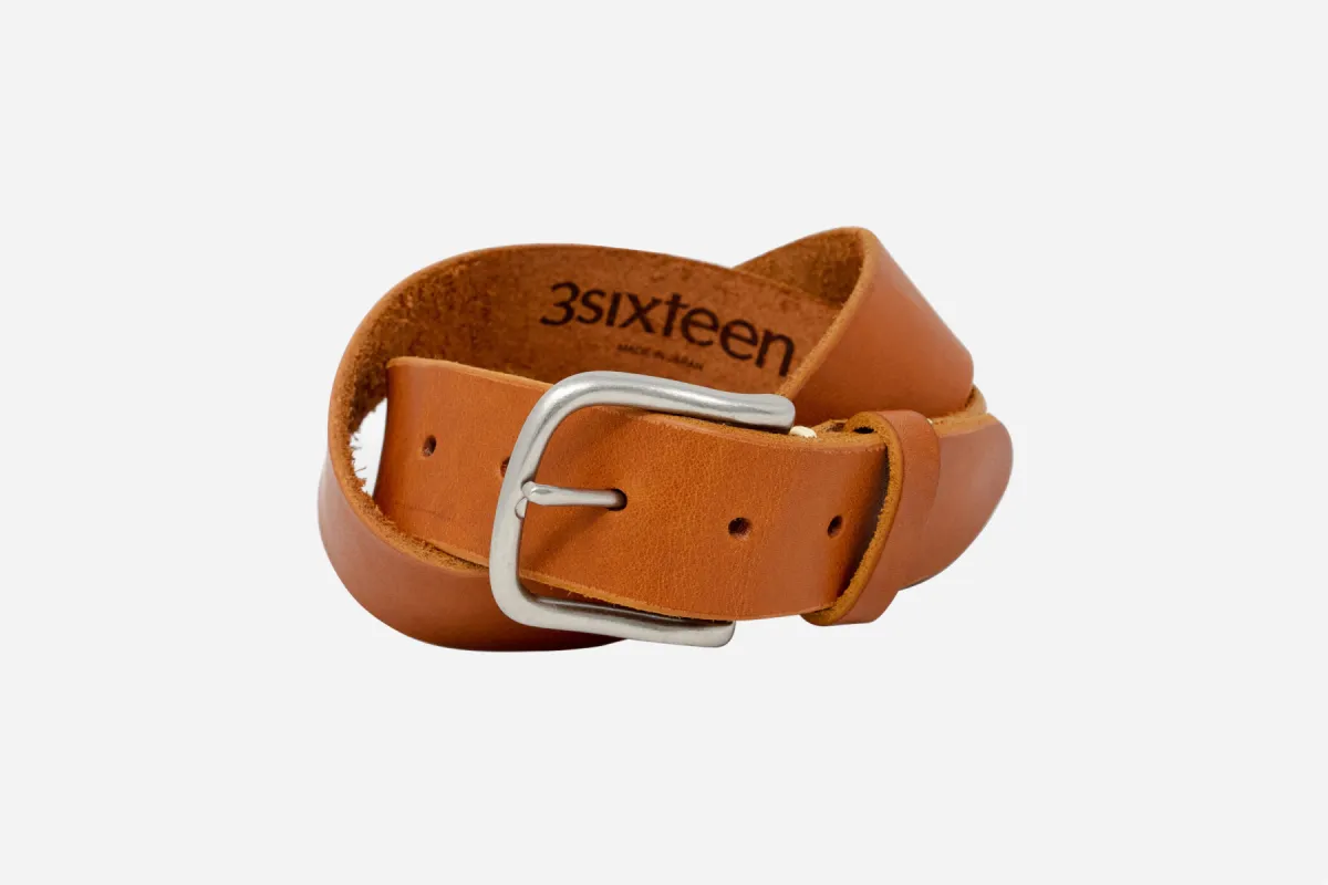 Tochigi Leather Belt - Chestnut sold by 3sixteen