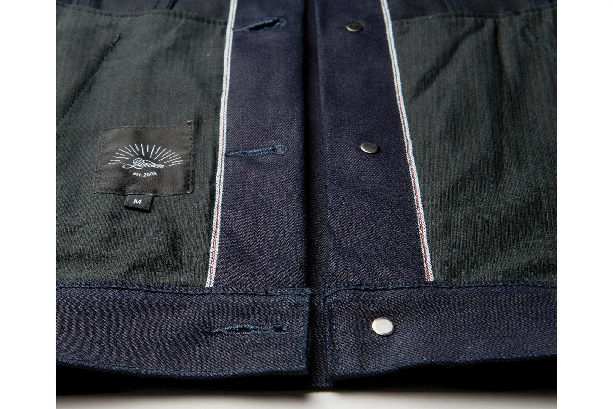 Type 3s Denim Jacket ~ Shadow Selvedge sold by 3sixteen product image thumbnail 5