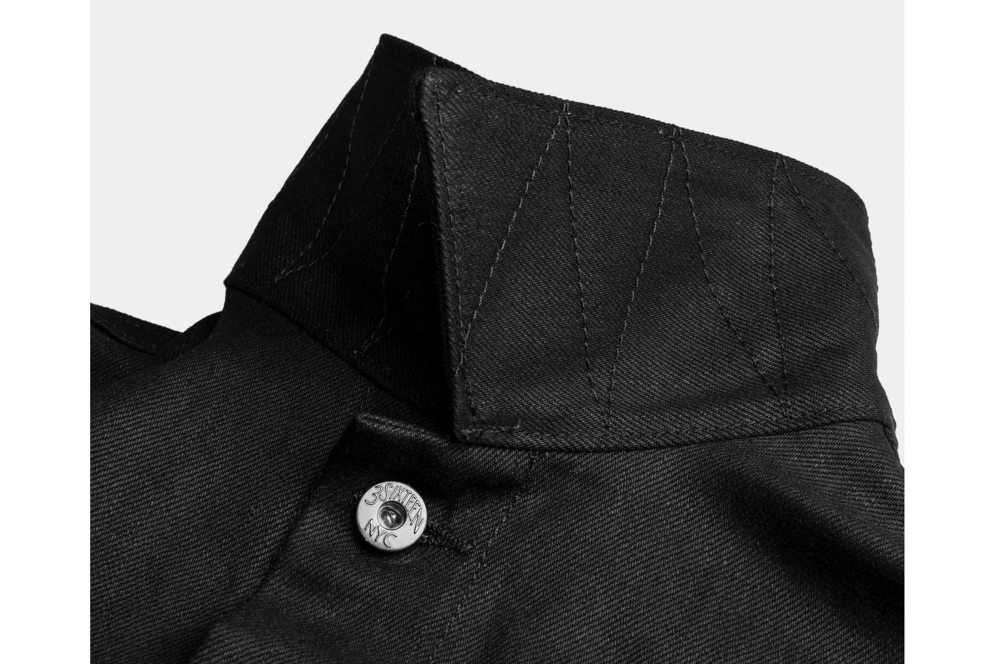 Type 3s Denim Jacket ~ Double Black sold by 3sixteen product image thumbnail 3