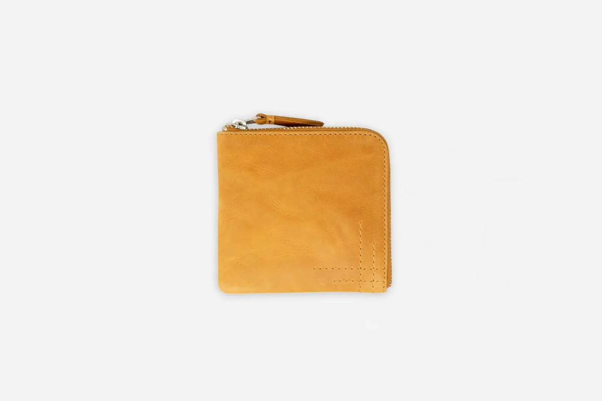 Zip Wallet ~ Natural Cowhide sold by 3sixteen