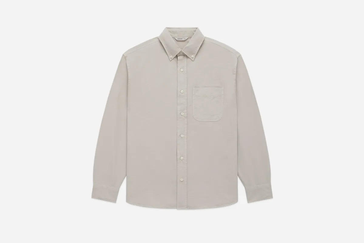 Big Oxford Shirt ~ Concrete sold by 3sixteen