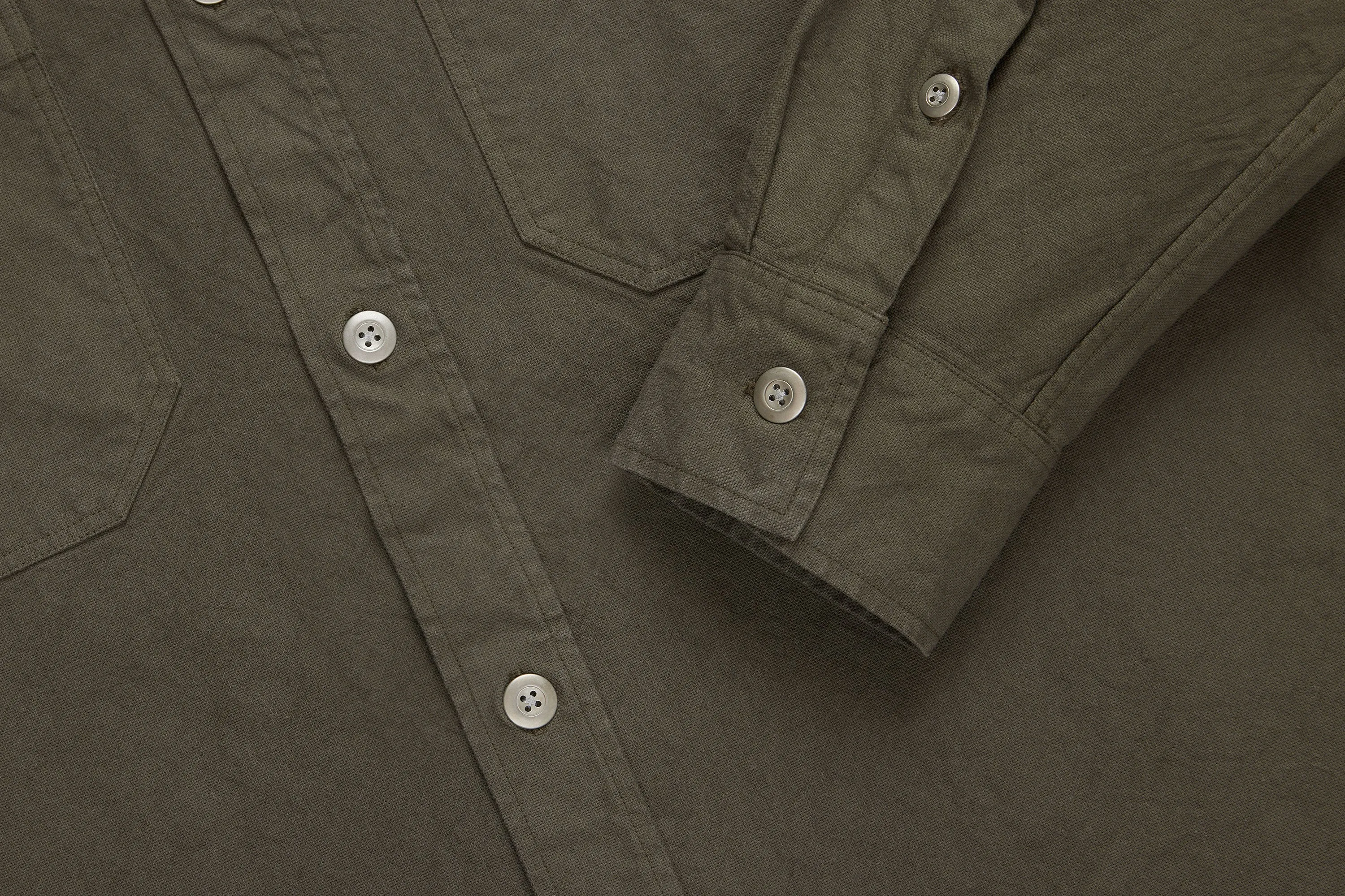 Utility Shirt ~ Crocodile Canvas sold by 3sixteen product image thumbnail 4