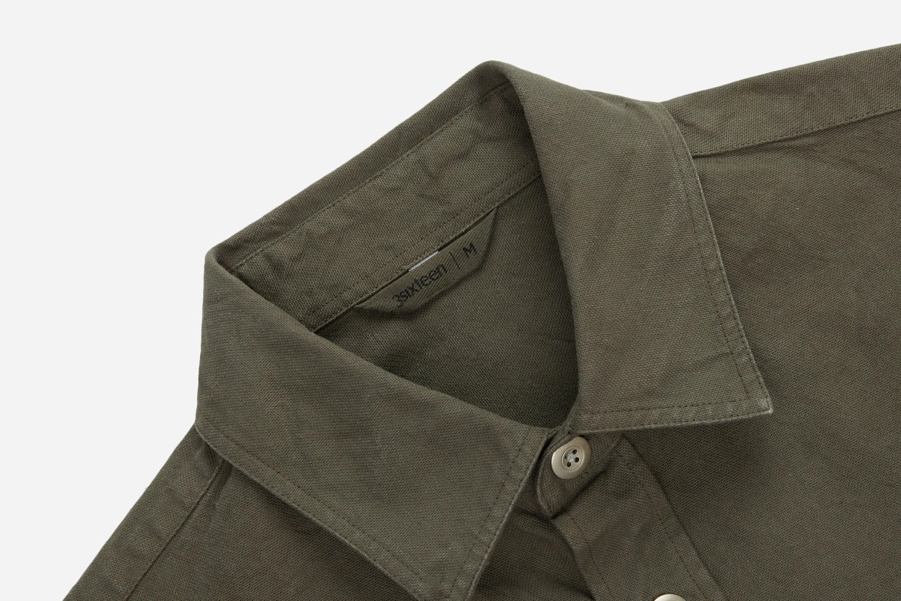 Utility Shirt ~ Crocodile Canvas sold by 3sixteen product image thumbnail 3