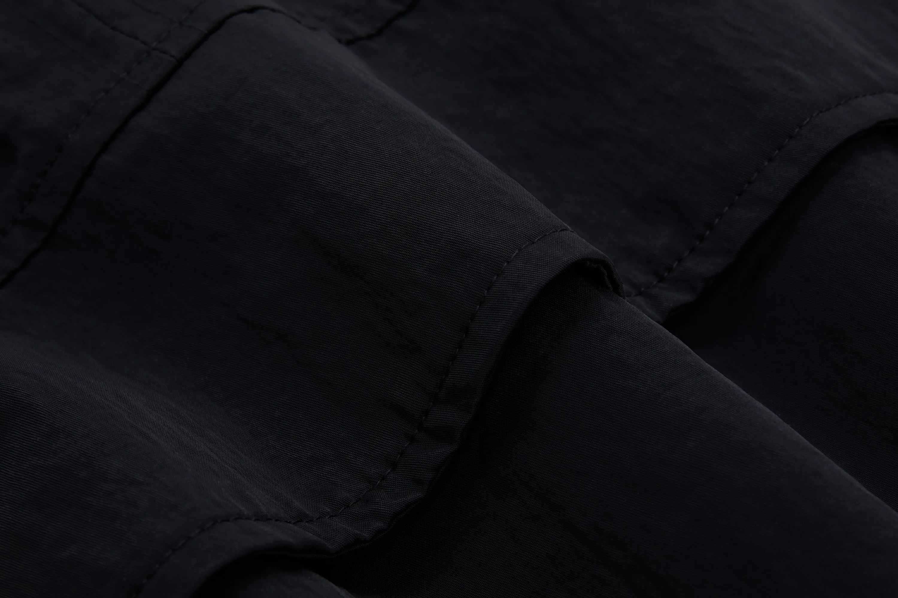 Field Vest ~ Black Wrinkle Nylon sold by 3sixteen product image thumbnail 4