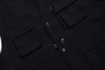 Field Vest ~ Black Wrinkle Nylon sold by 3sixteen