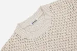 Knit T-Shirt ~ Ecru Flamme Mesh sold by 3sixteen