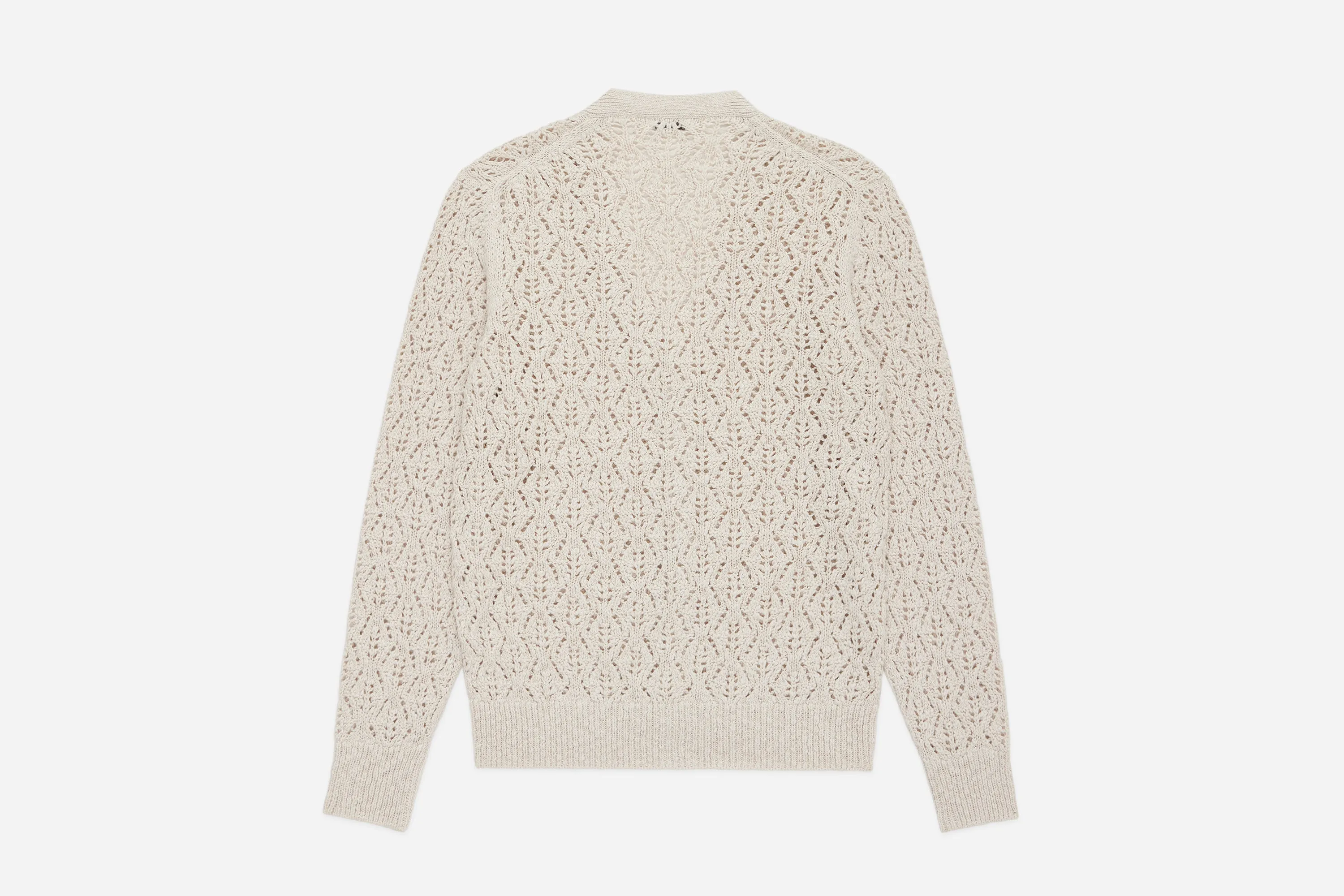 Classic Cardigan ~ Ecru Flamme Lace Knit sold by 3sixteen product image thumbnail 2