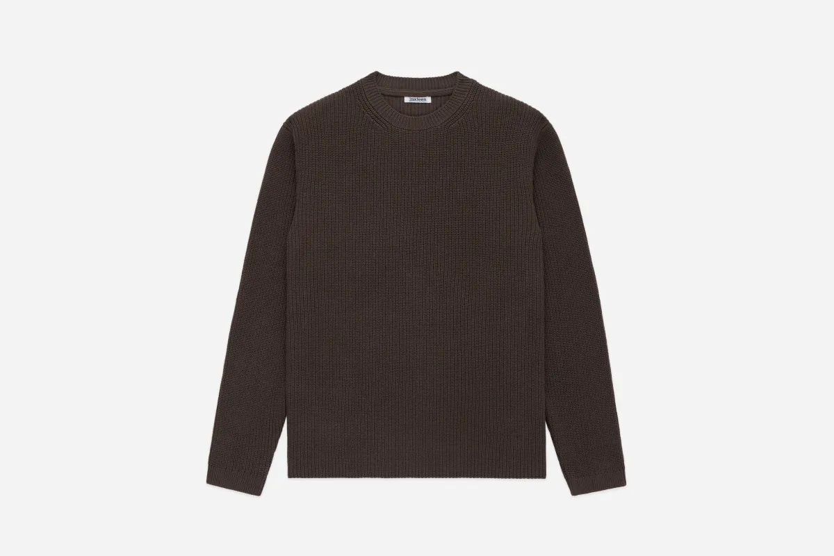 Long Sleeve Knit Tee ~ Earth Pima Cotton made by 3sixteen
