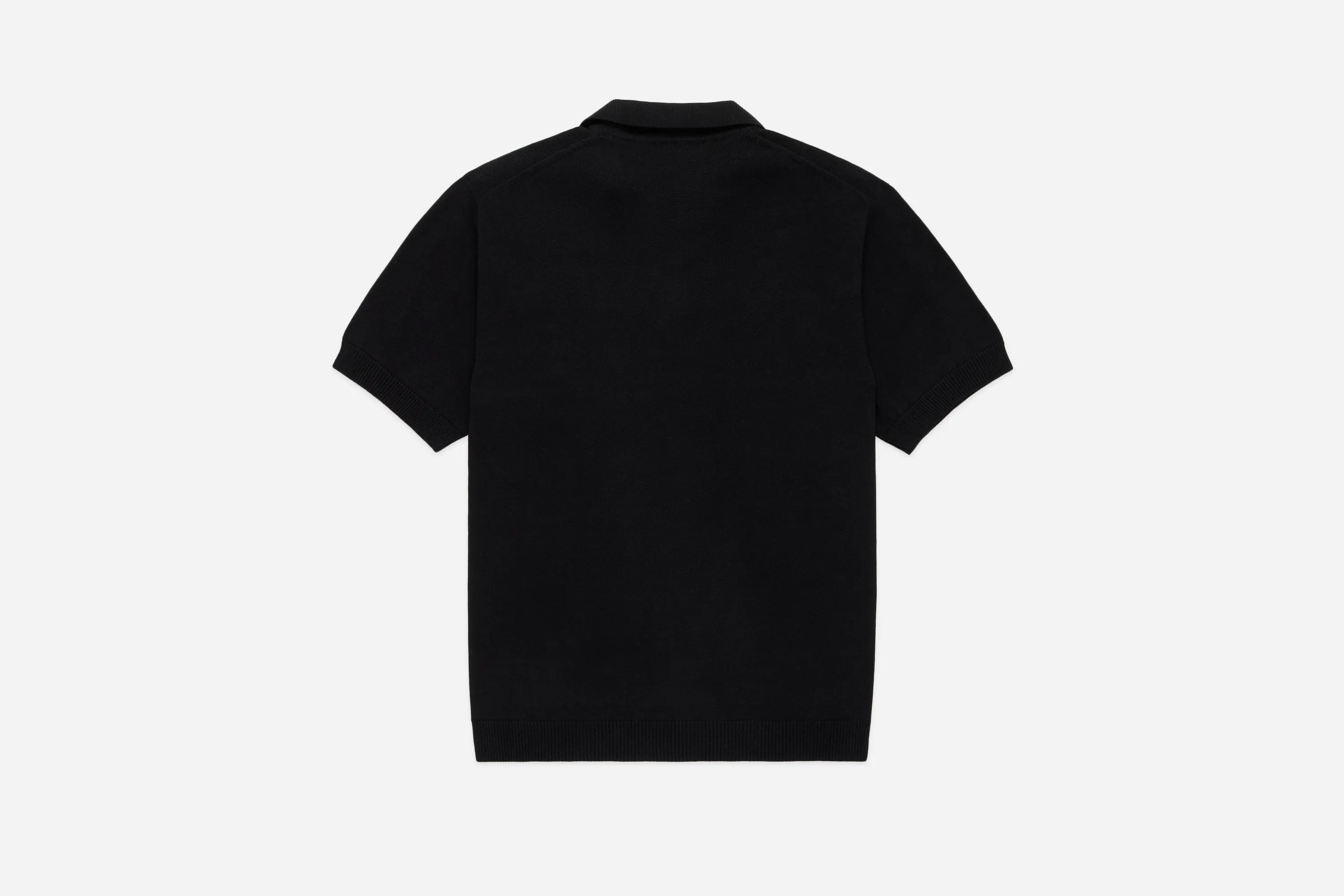 Knit Polo ~ Black Pima Cotton sold by 3sixteen product image thumbnail 2