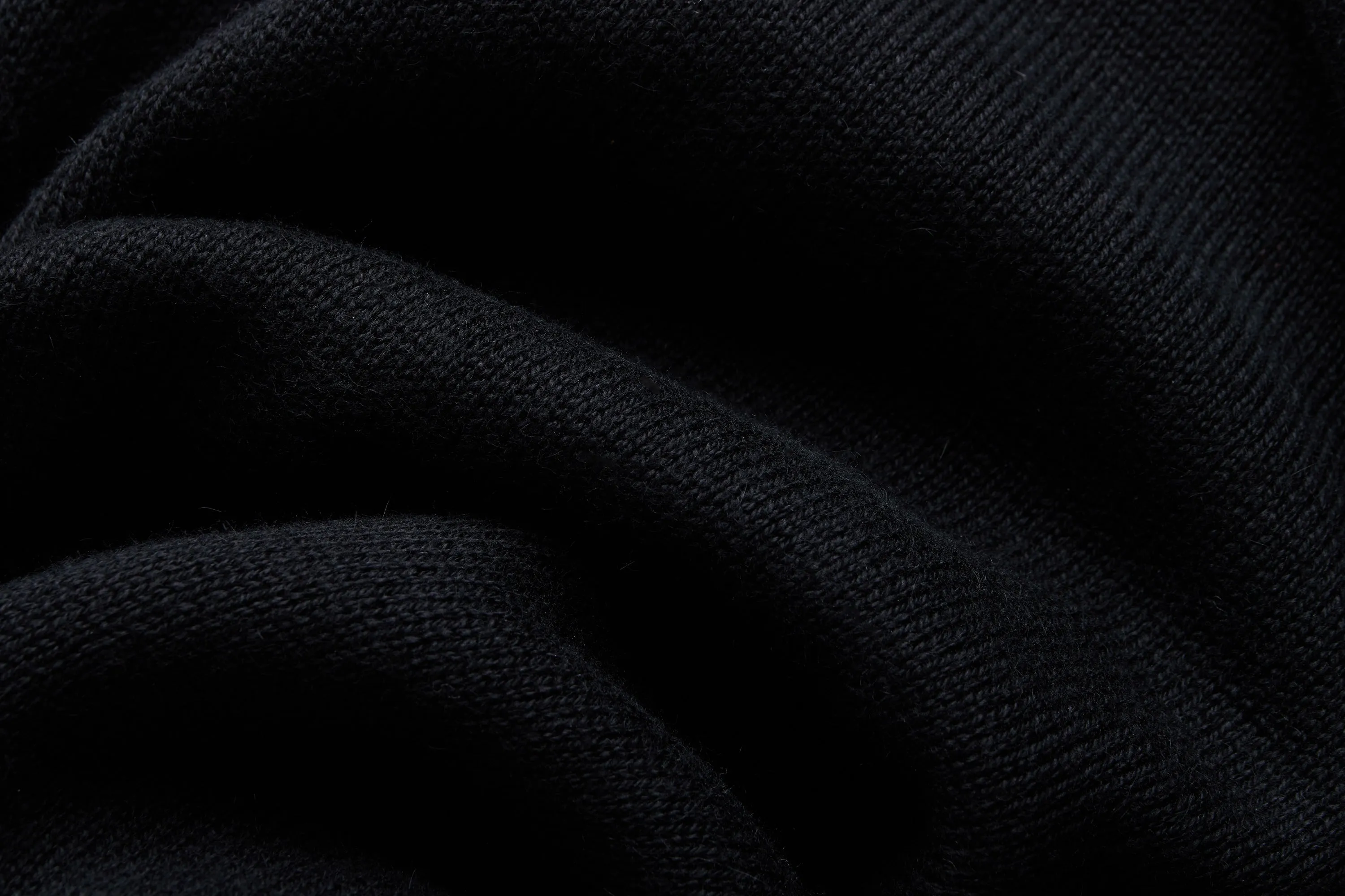 Knit Polo ~ Black Pima Cotton sold by 3sixteen product image thumbnail 4