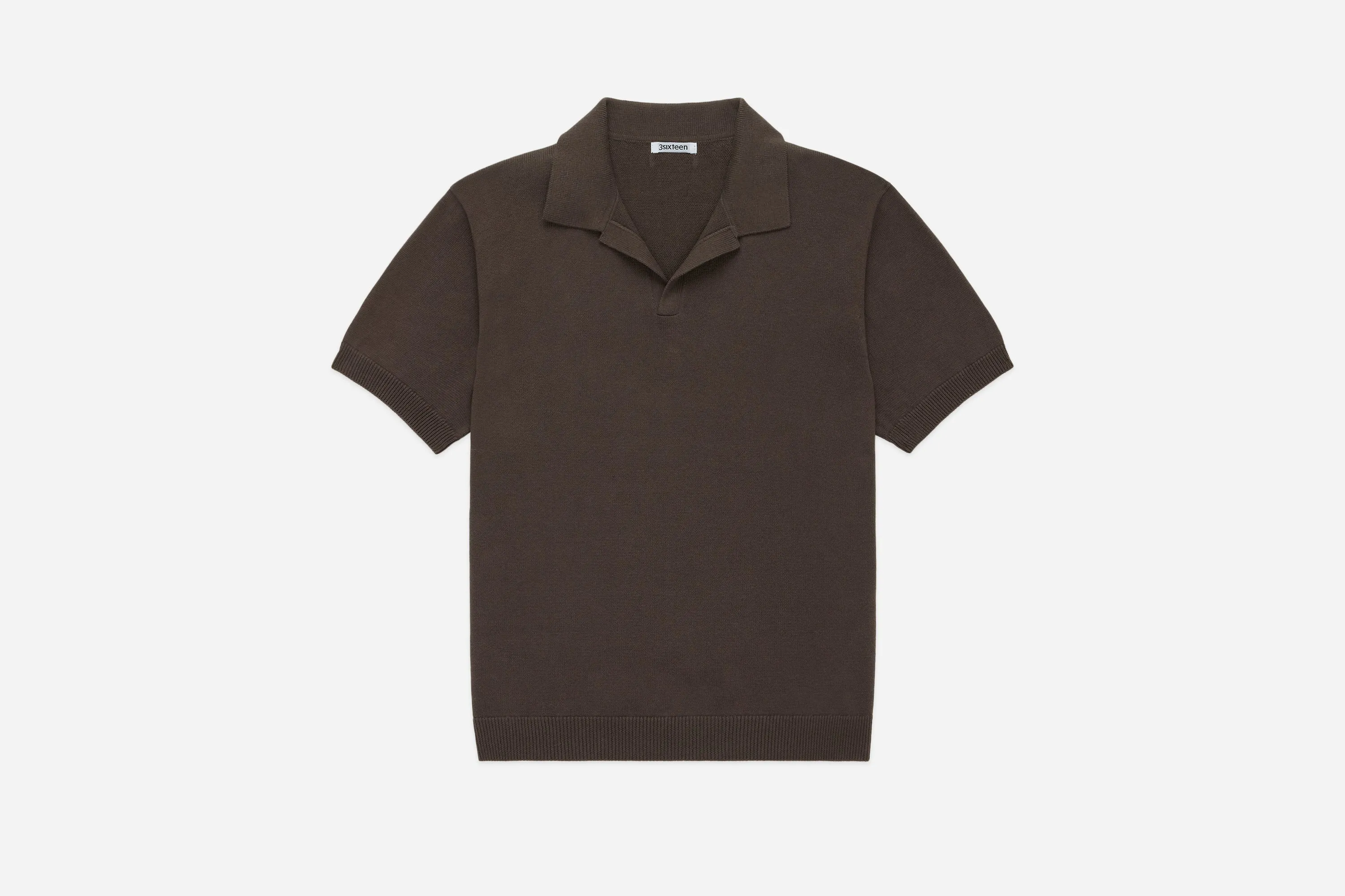 Knit Polo ~ Earth Pima Cotton sold by 3sixteen