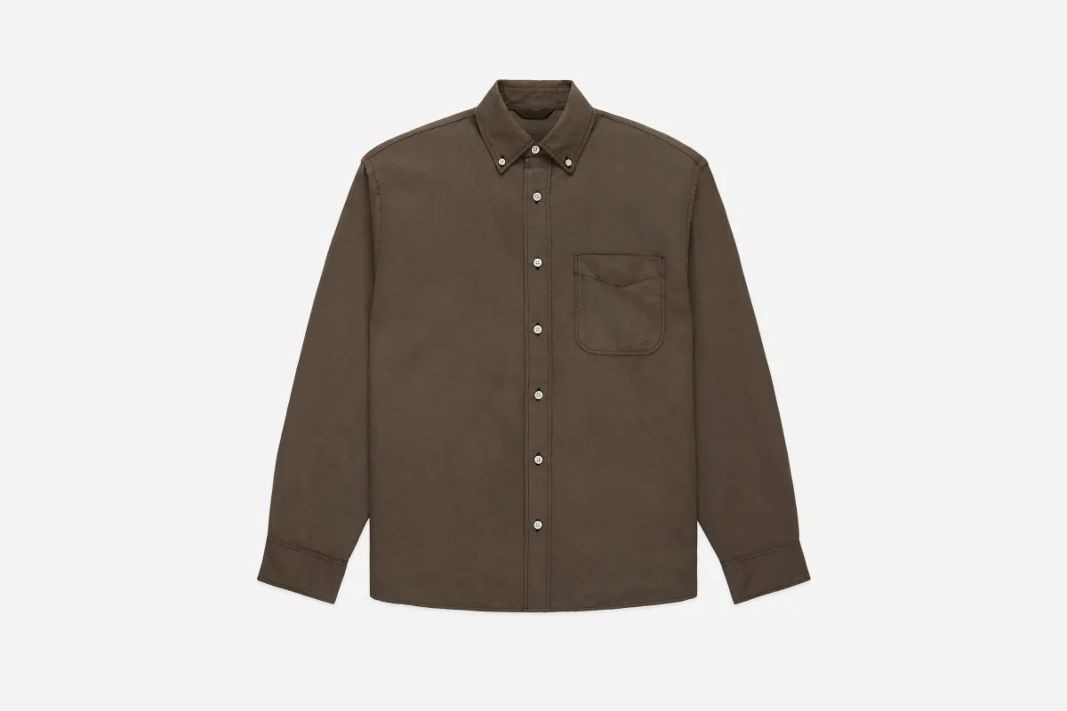 Big Oxford ~ Espresso Hemp sold by 3sixteen