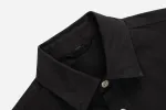 Utility Shirt ~ Black Canvas sold by 3sixteen