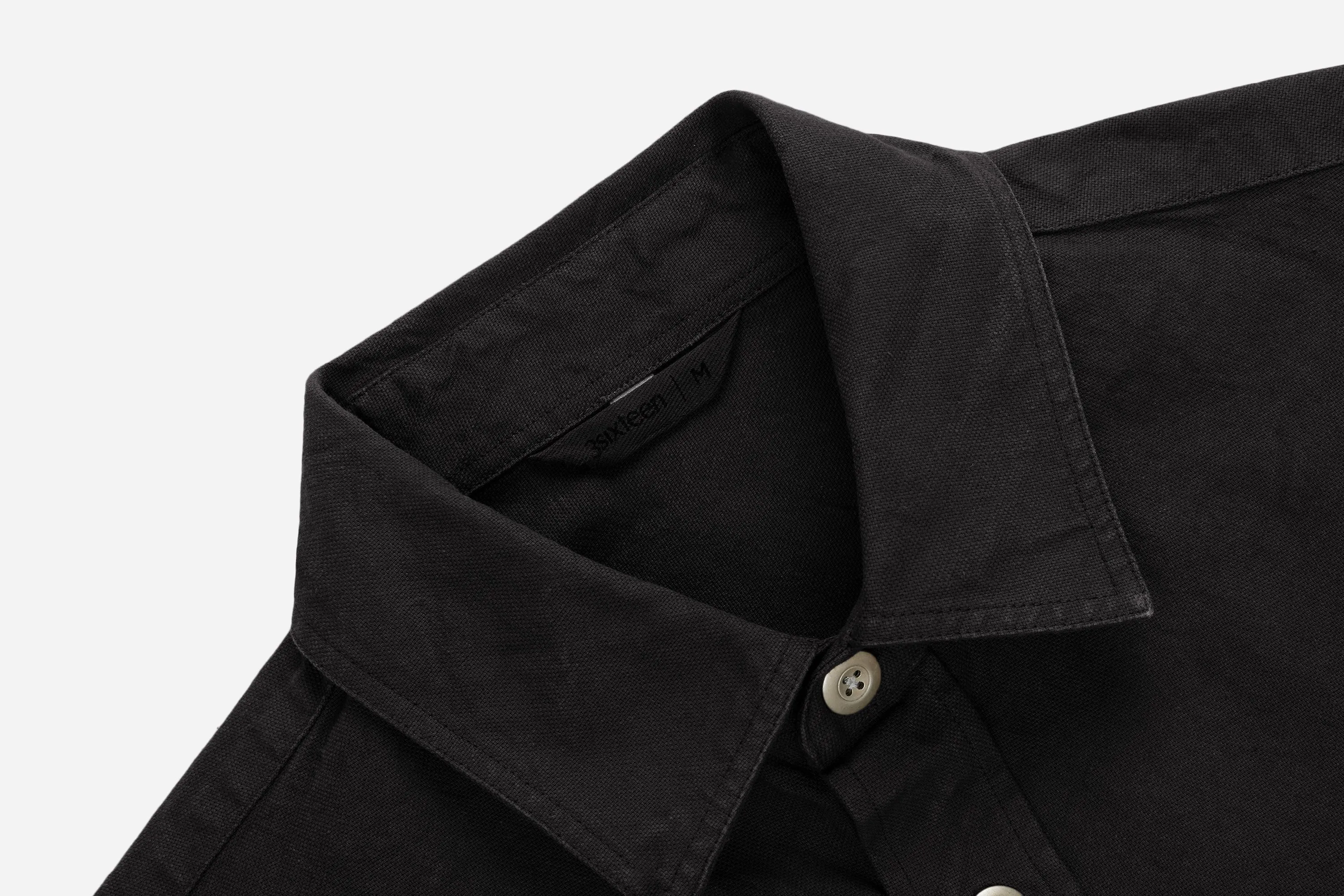 Utility Shirt ~ Black Canvas sold by 3sixteen product image thumbnail 3