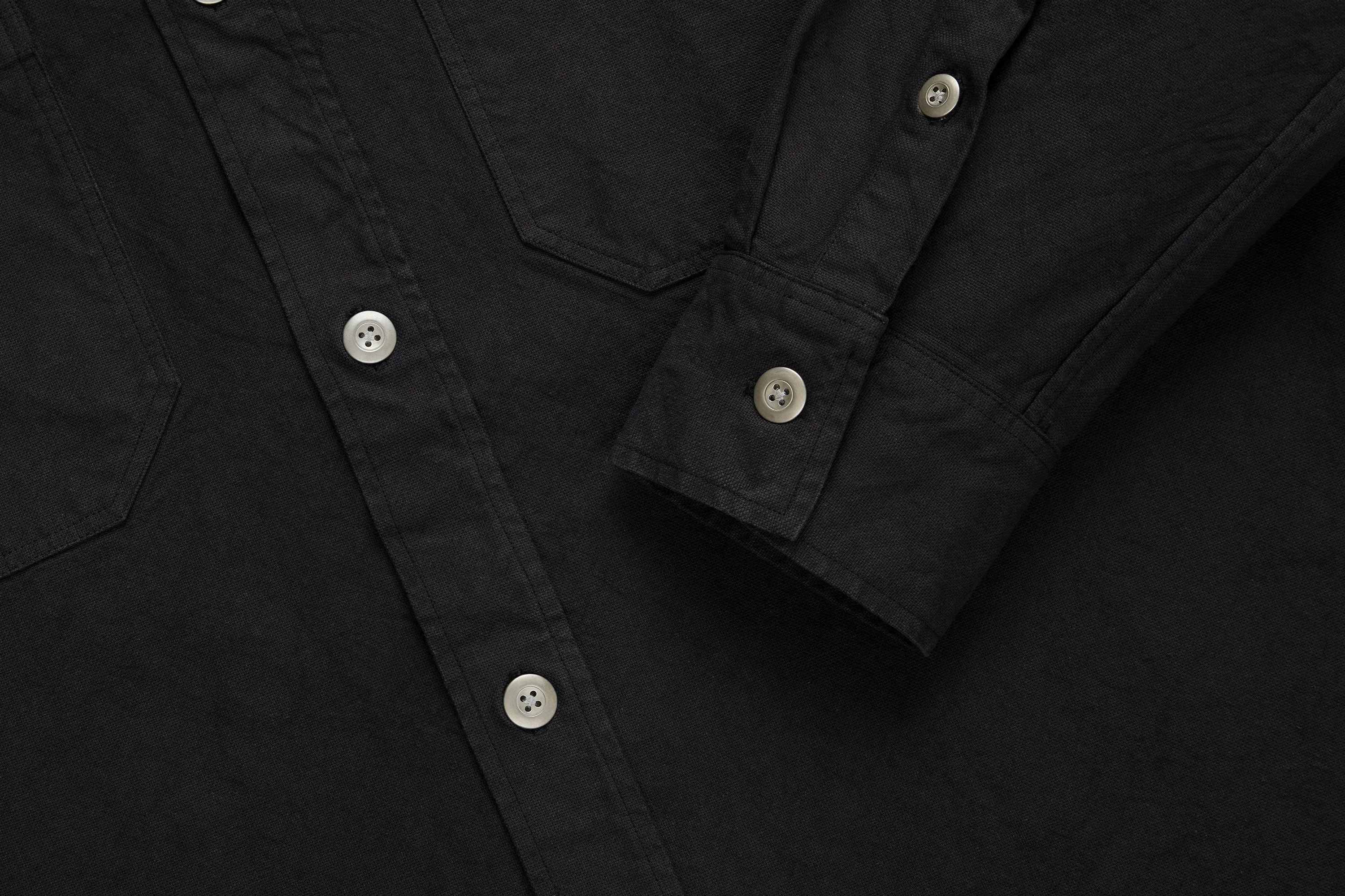 Utility Shirt ~ Black Canvas sold by 3sixteen product image thumbnail 4