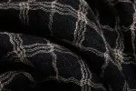 Utility Shirt ~ Black/Ecru Wavy Check sold by 3sixteen