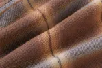 Crosscut Flannel ~ Tobacco/Ecru Brush Check sold by 3sixteen