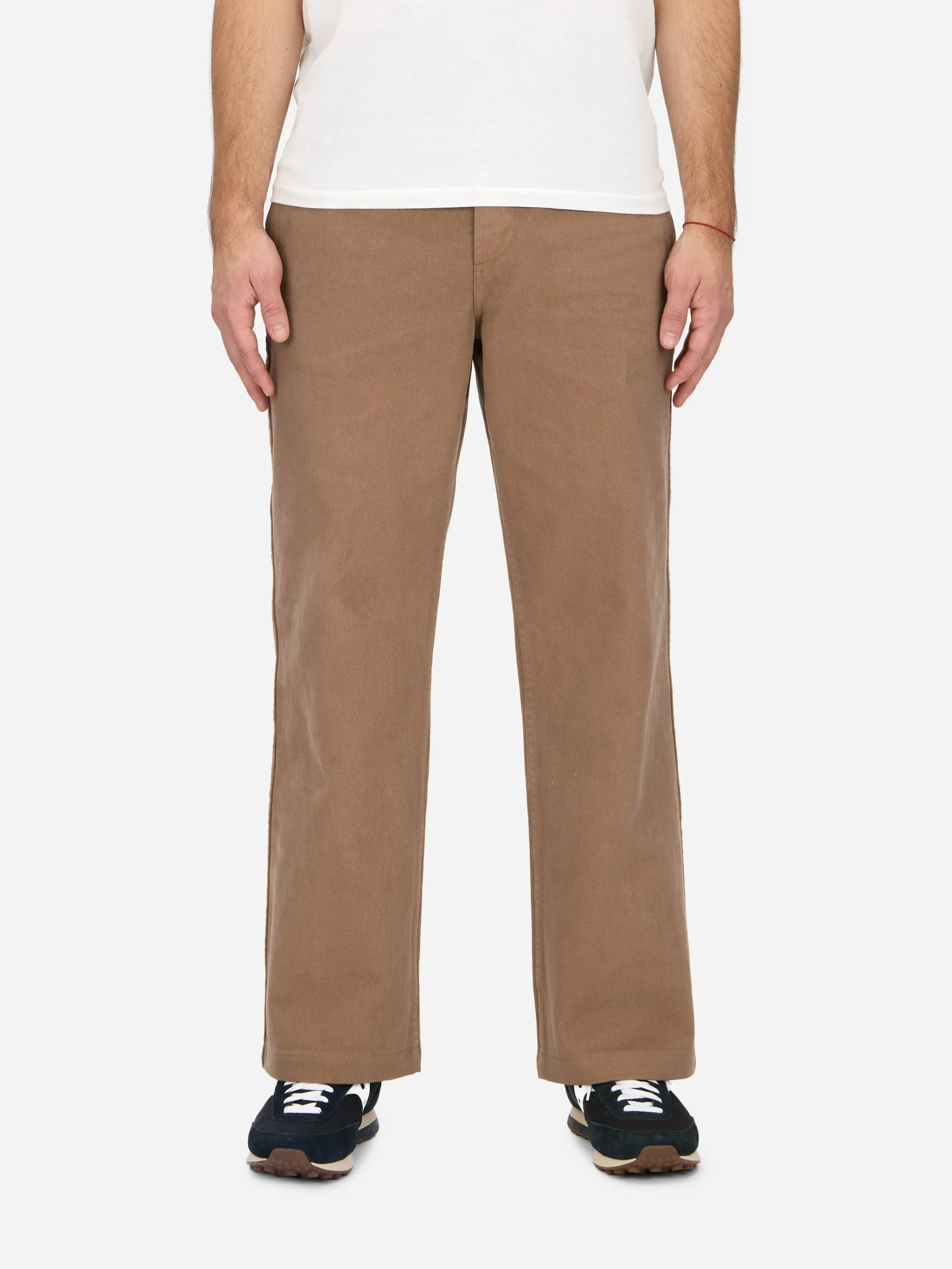 Work Pant ~ Khaki Twill sold by 3sixteen