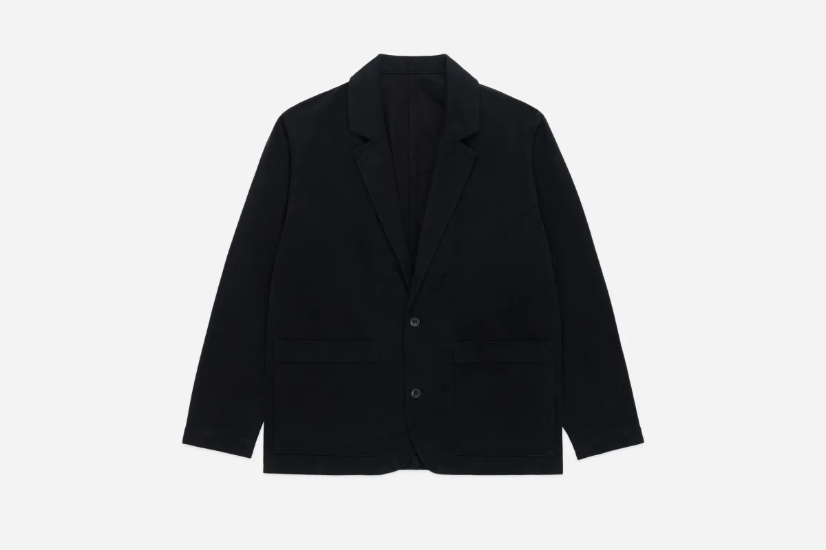 Work Blazer ~ Black Twill sold by 3sixteen