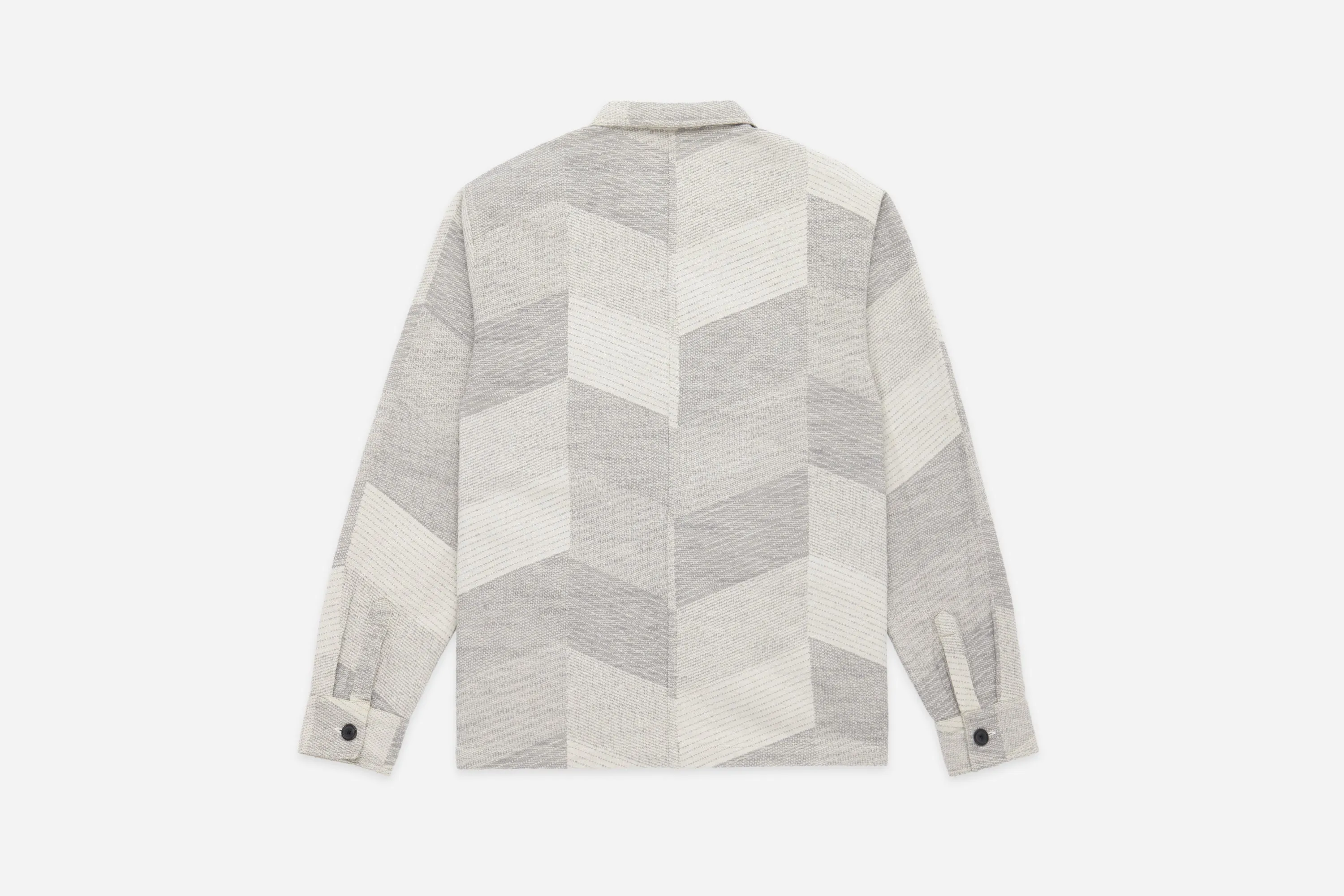 Shop Jacket ~ Ash Zig-Zag Jacquard sold by 3sixteen product image thumbnail 2