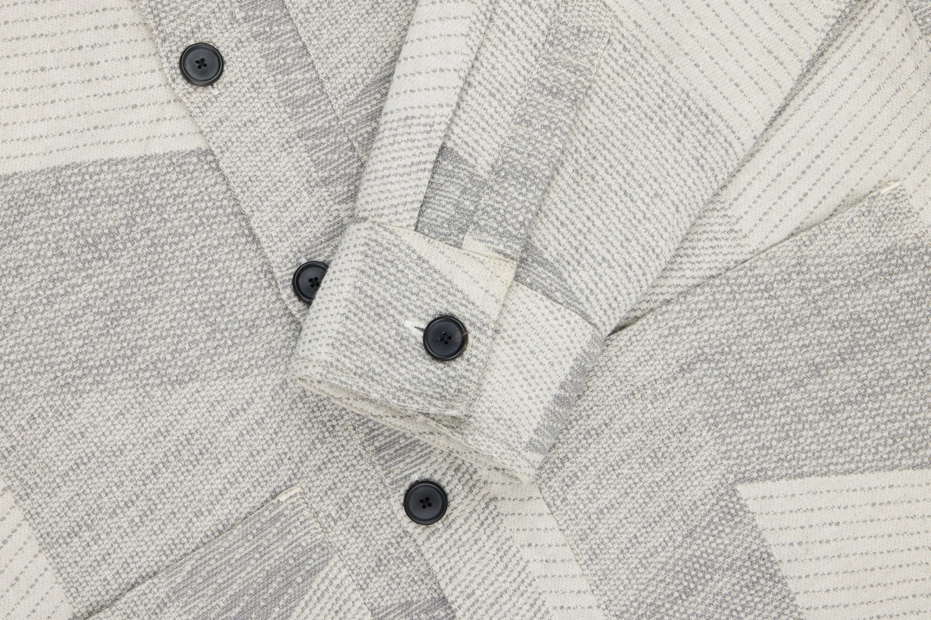 Shop Jacket ~ Ash Zig-Zag Jacquard sold by 3sixteen product image thumbnail 4